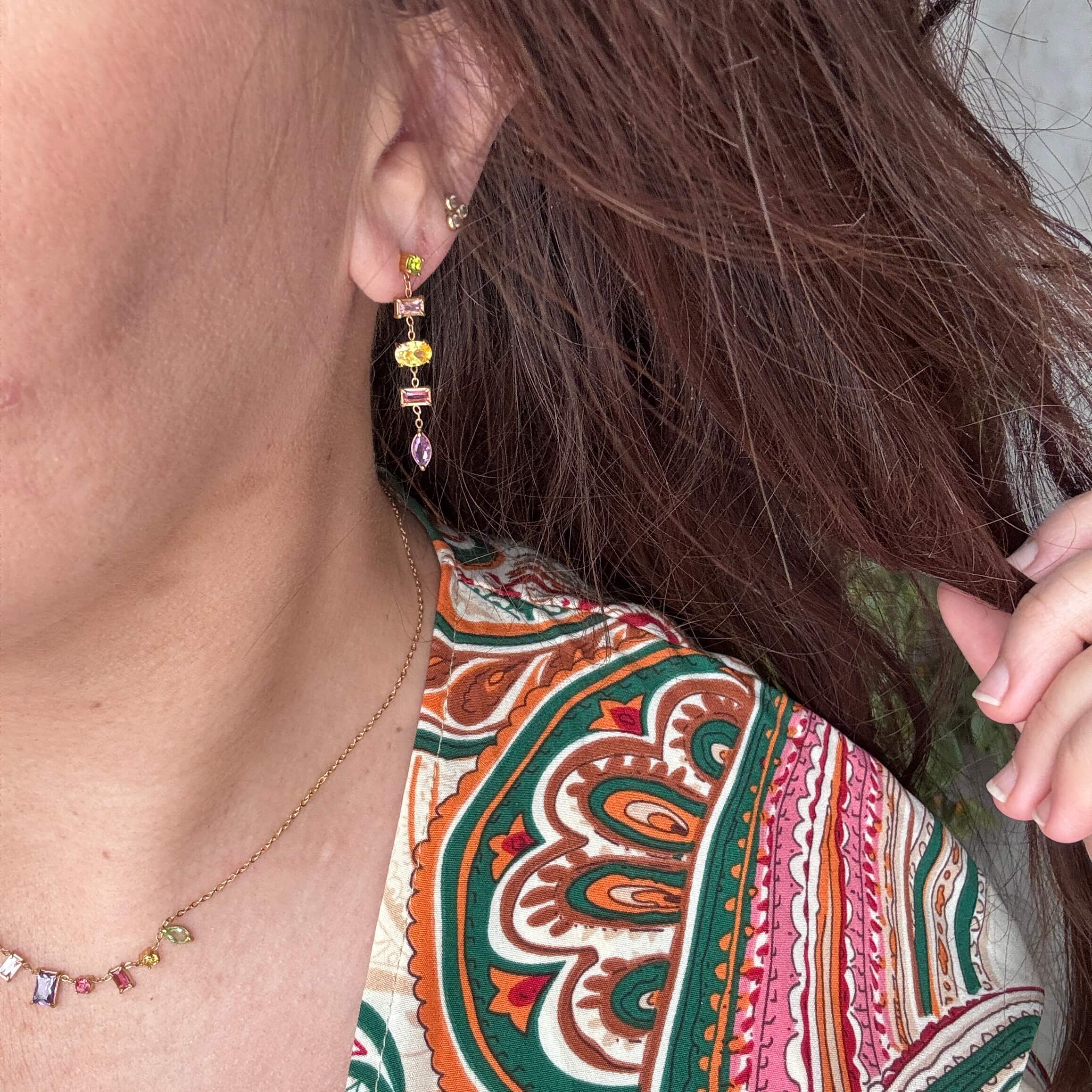 Wolff Jewelry Bali Earring Øreringe 18 karat guldbelagt