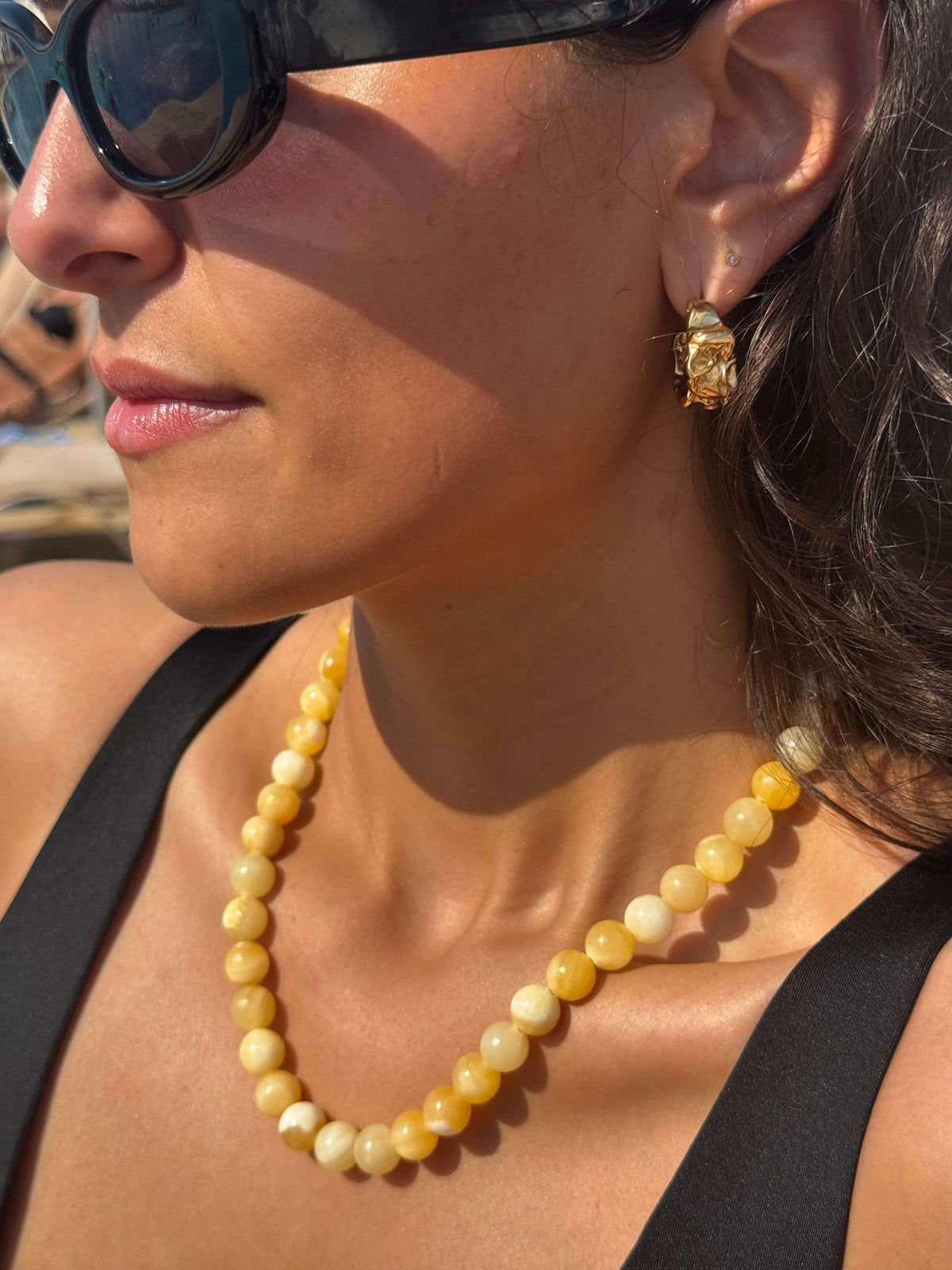 Wolff Jewelry Bastic Hoops Øreringe 18 karat guldbelagt