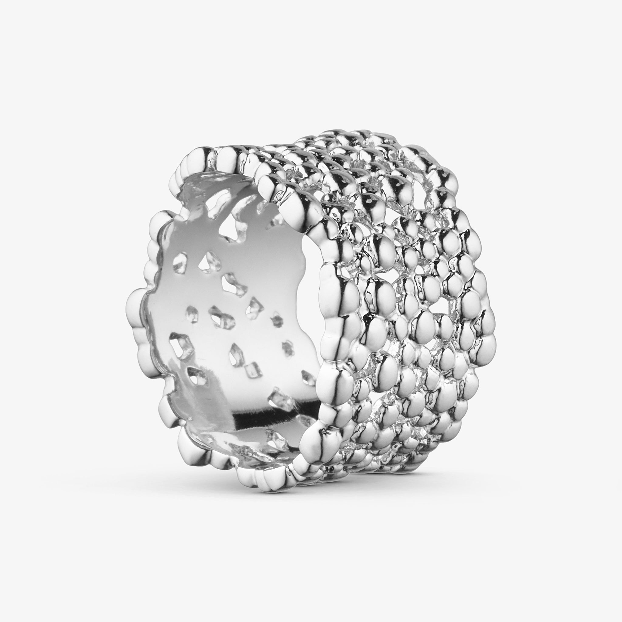 Wolff Jewelry Big Boble Ring Ringe Sølvfarvet