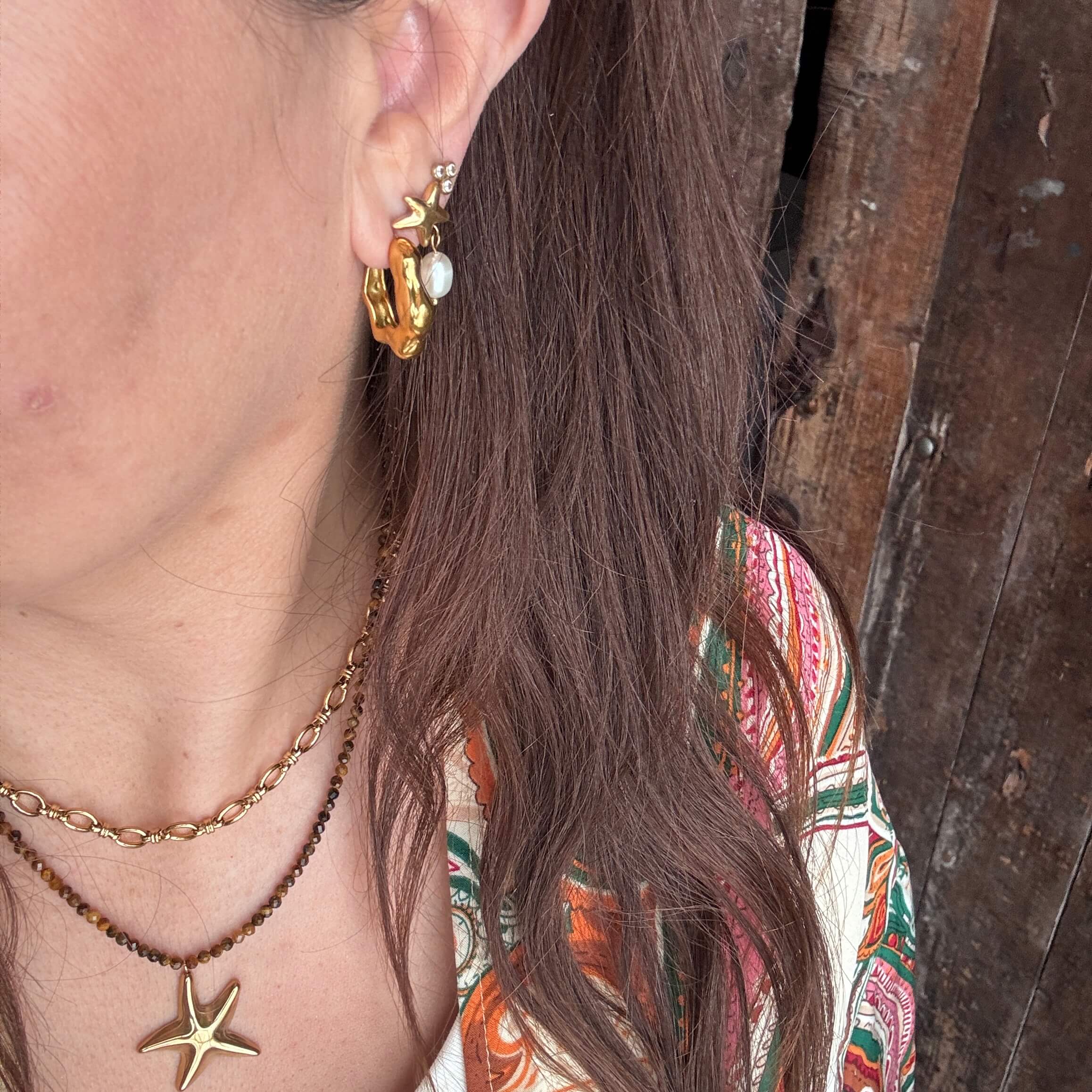 Wolff Jewelry Big Star Necklace Halskæder Mix