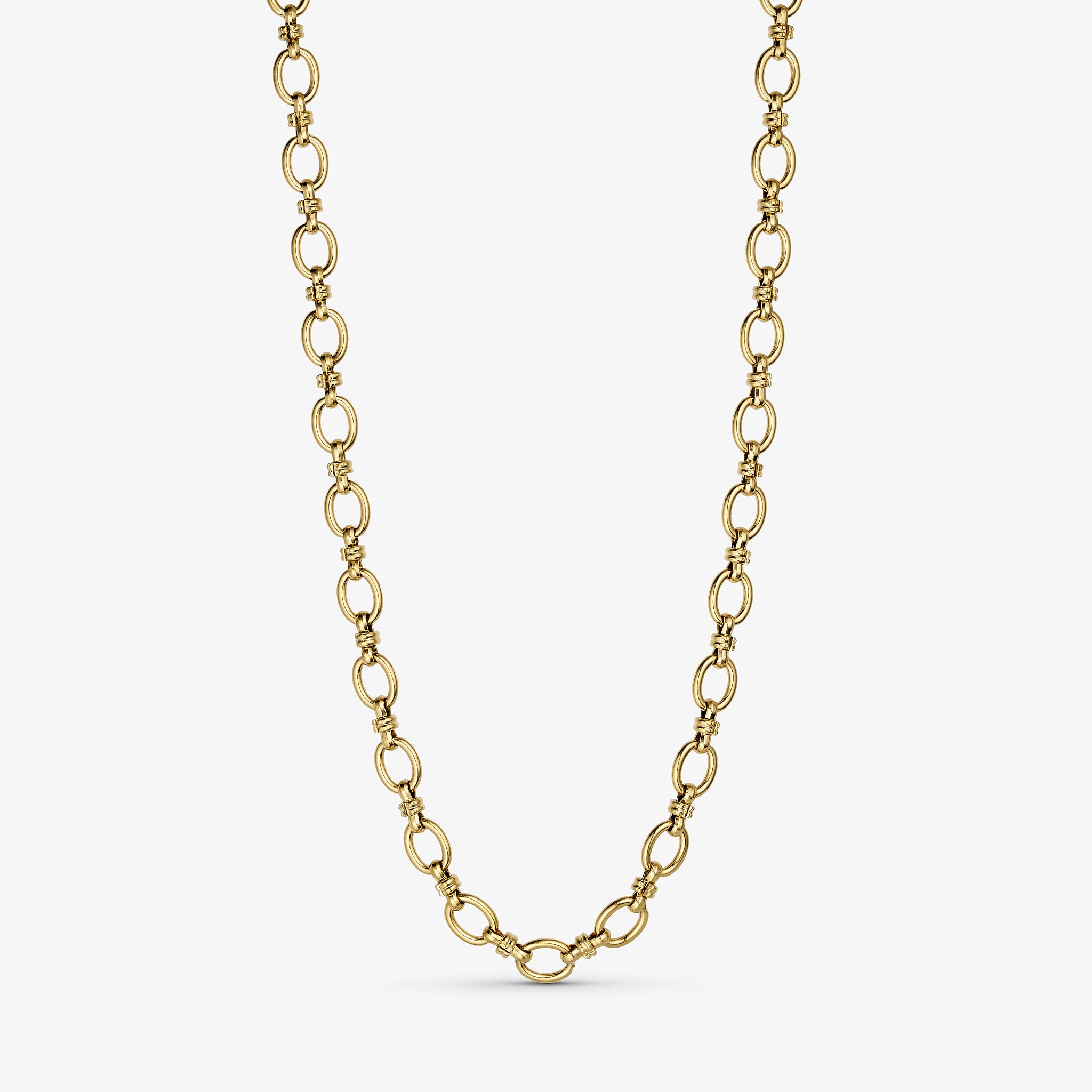 Wolff Jewelry Boble Chain Necklace Halskæder 18 karat guldbelagt