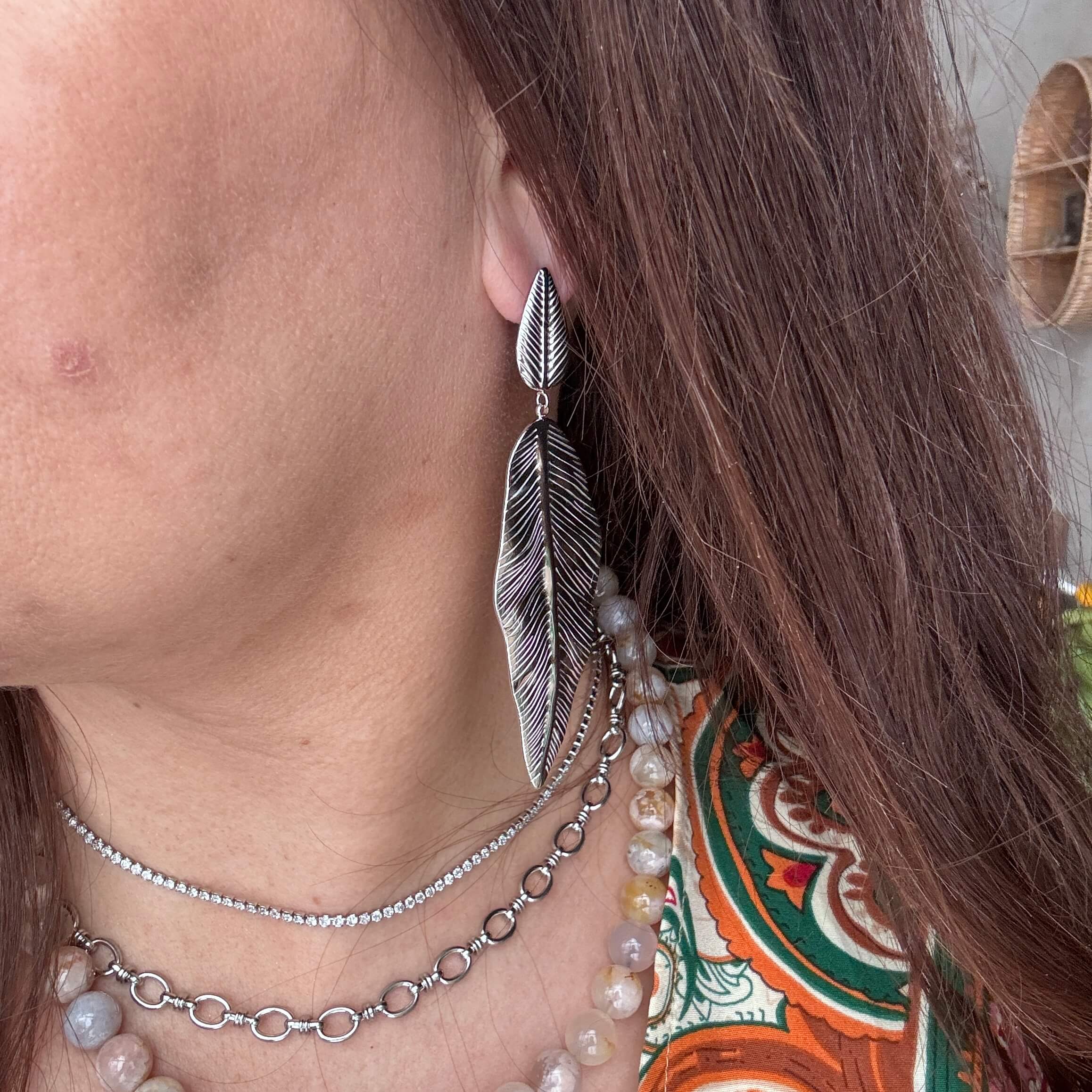 Wolff Jewelry Boble Chain Necklace Halskæder Sølvfarvet