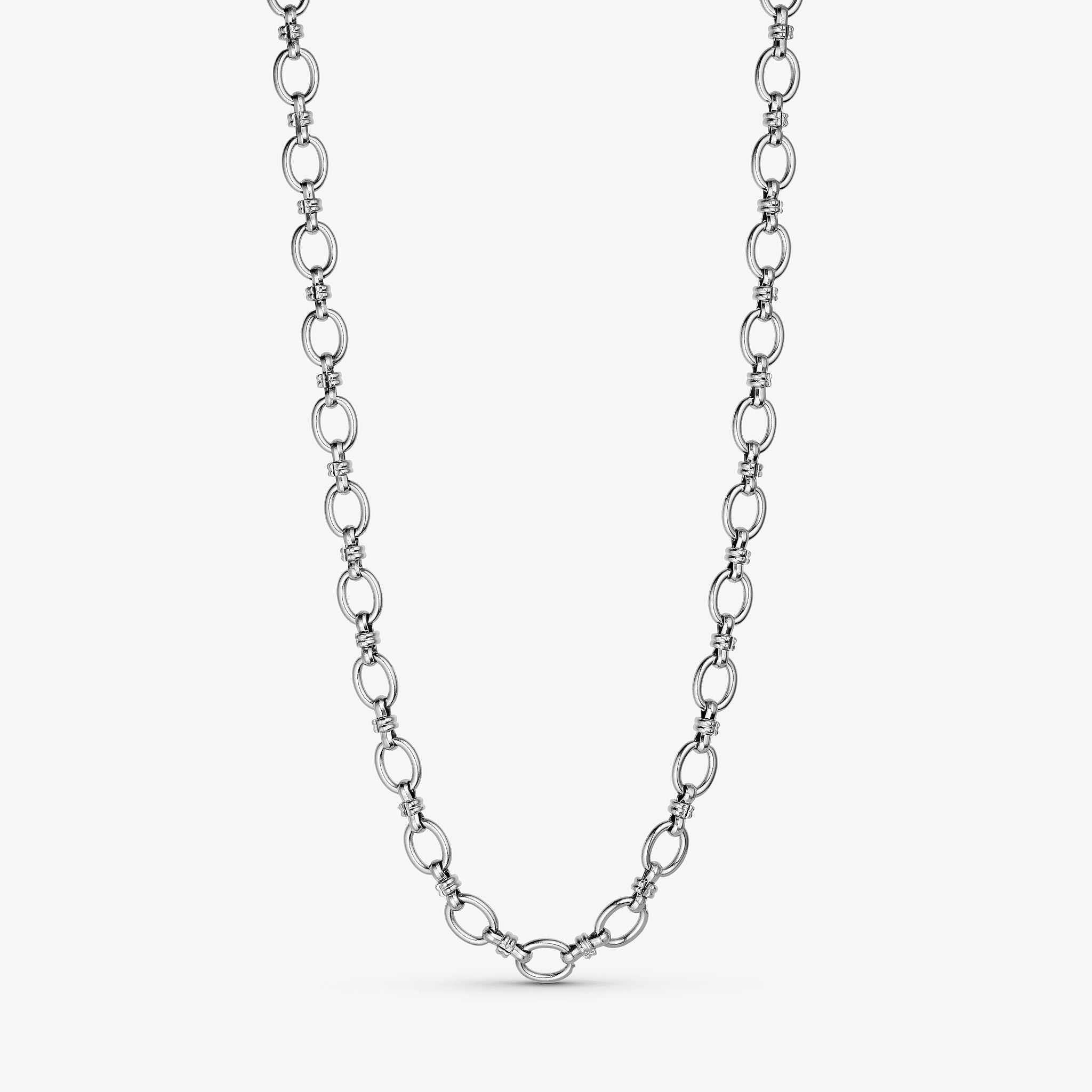Wolff Jewelry Boble Chain Necklace Halskæder Sølvfarvet