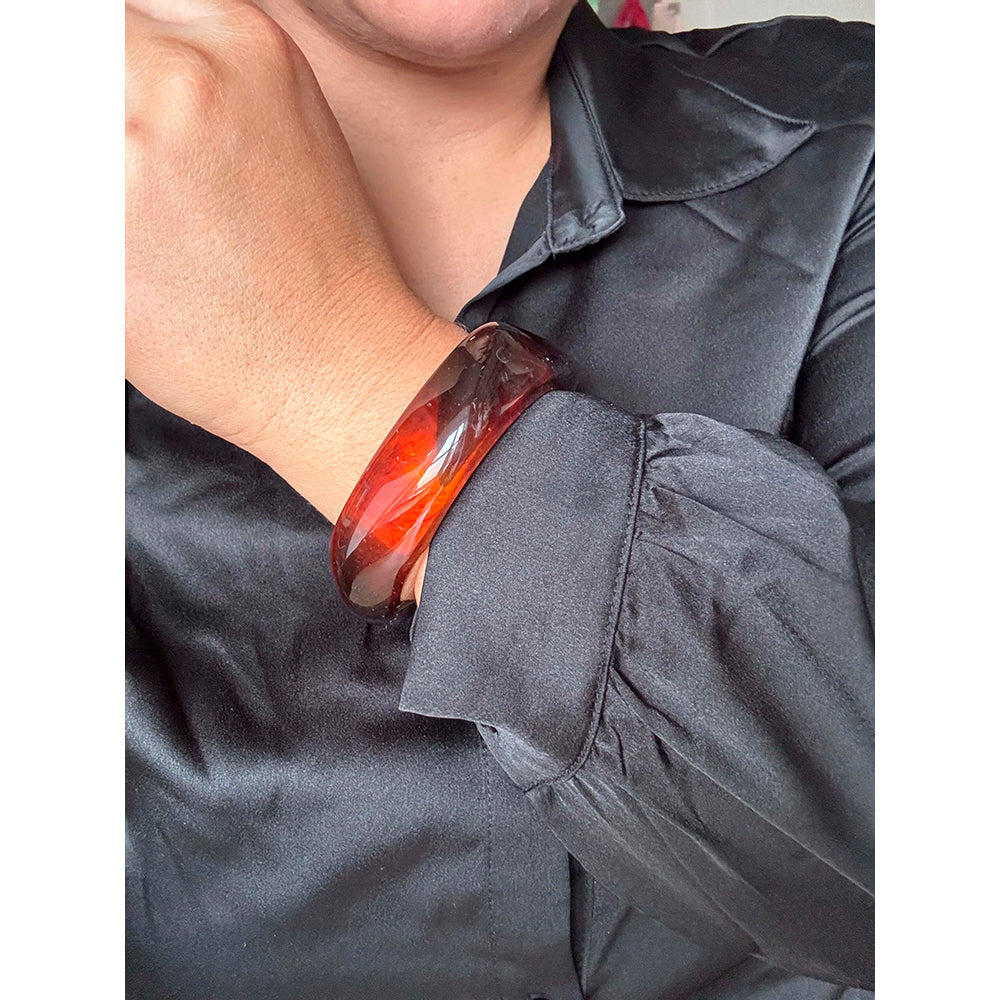 Wolff Jewelry Brava Bangle Armbånd Brown