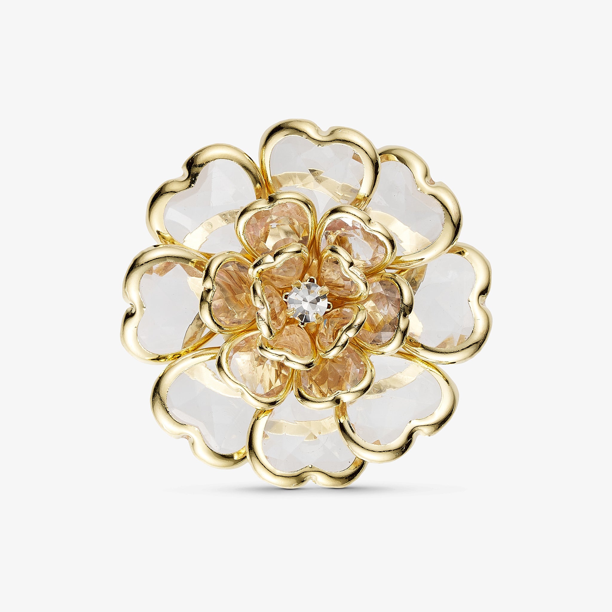 Wolff Jewelry Button Cover - Big Flower Button Covers Klar