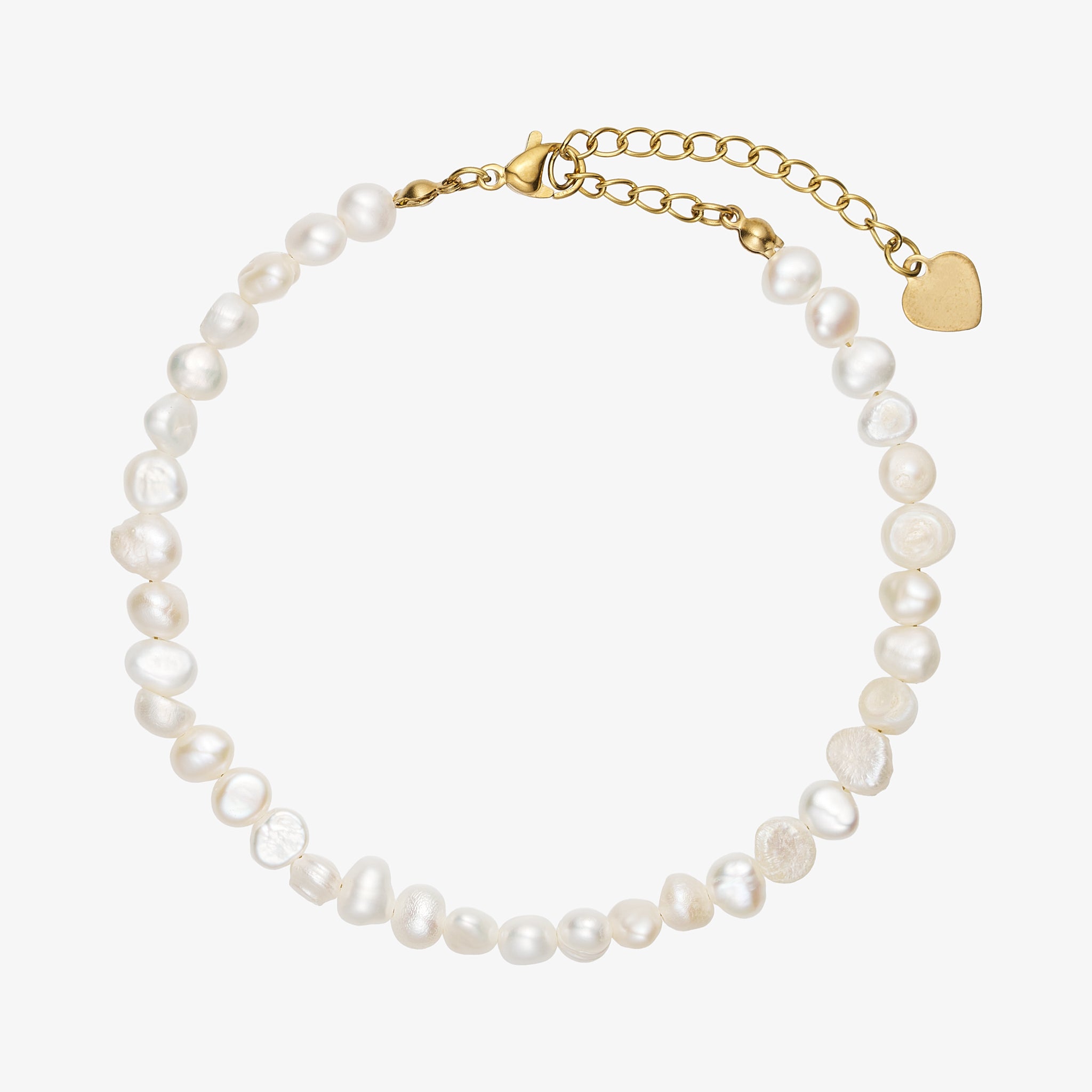 Wolff Jewelry Classic Pearl Anklet Ankelkæder Hvid