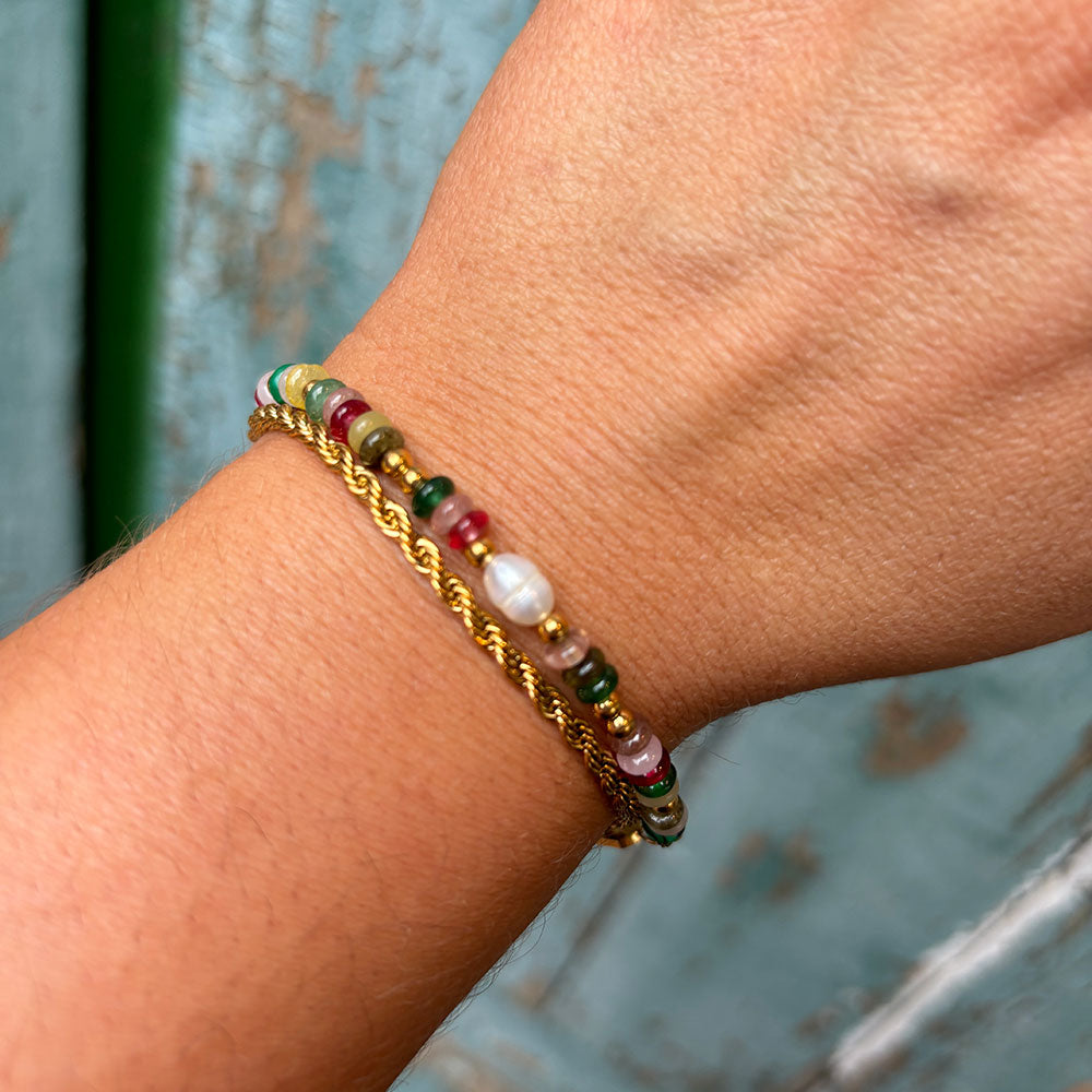 Wolff Jewelry Color Pearl Bracelet Armbånd Mix