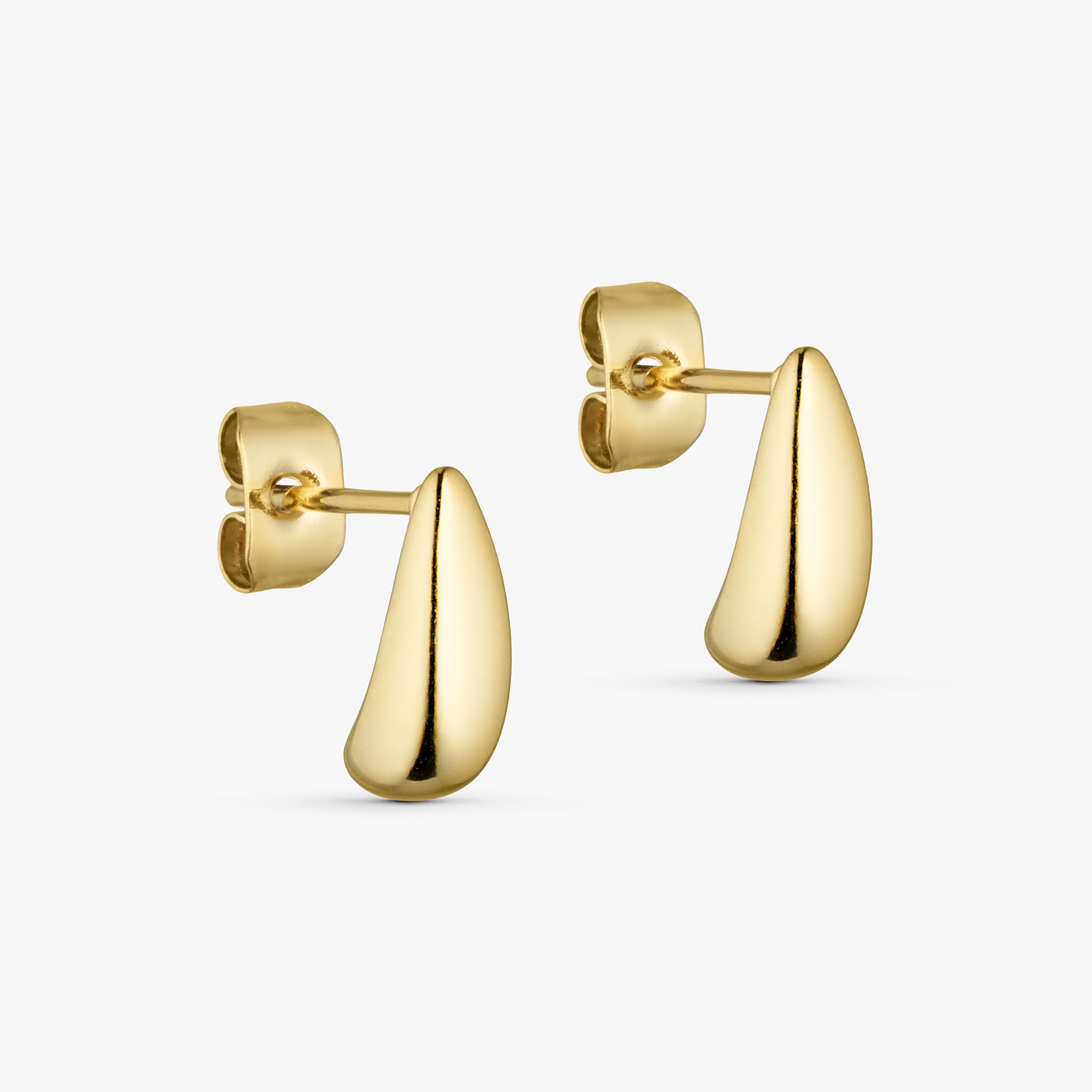 Wolff Jewelry Drops Earstud Øreringe 18 karat guldbelagt
