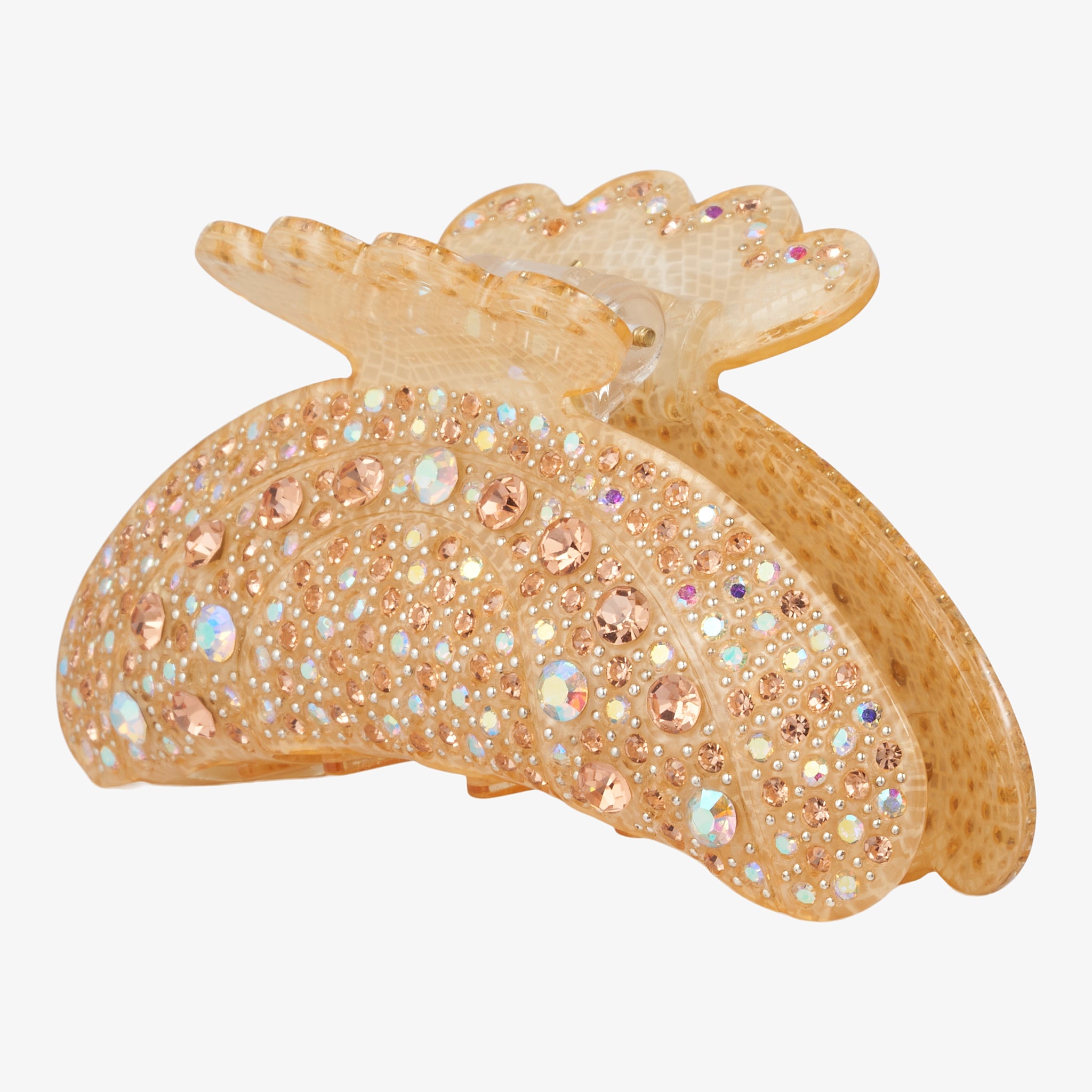 Wolff Jewelry Hairclip w. stones Hårspænder Fersken