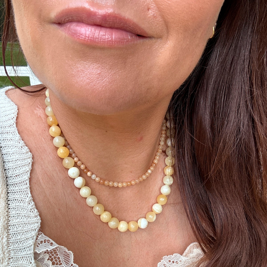 Wolff Jewelry Jalle Pearl Necklace Halskæder Beige