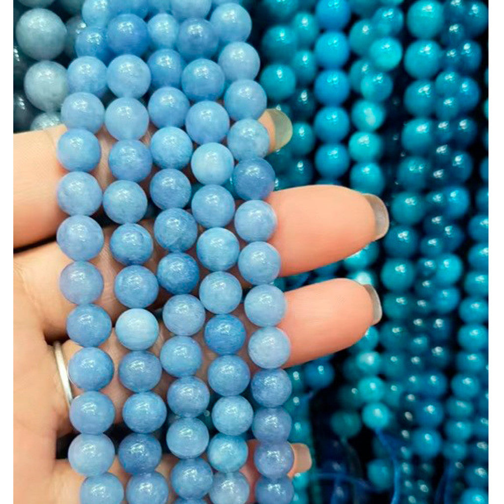 Wolff Jewelry Jalle Pearl Necklace Halskæder Lyseblå