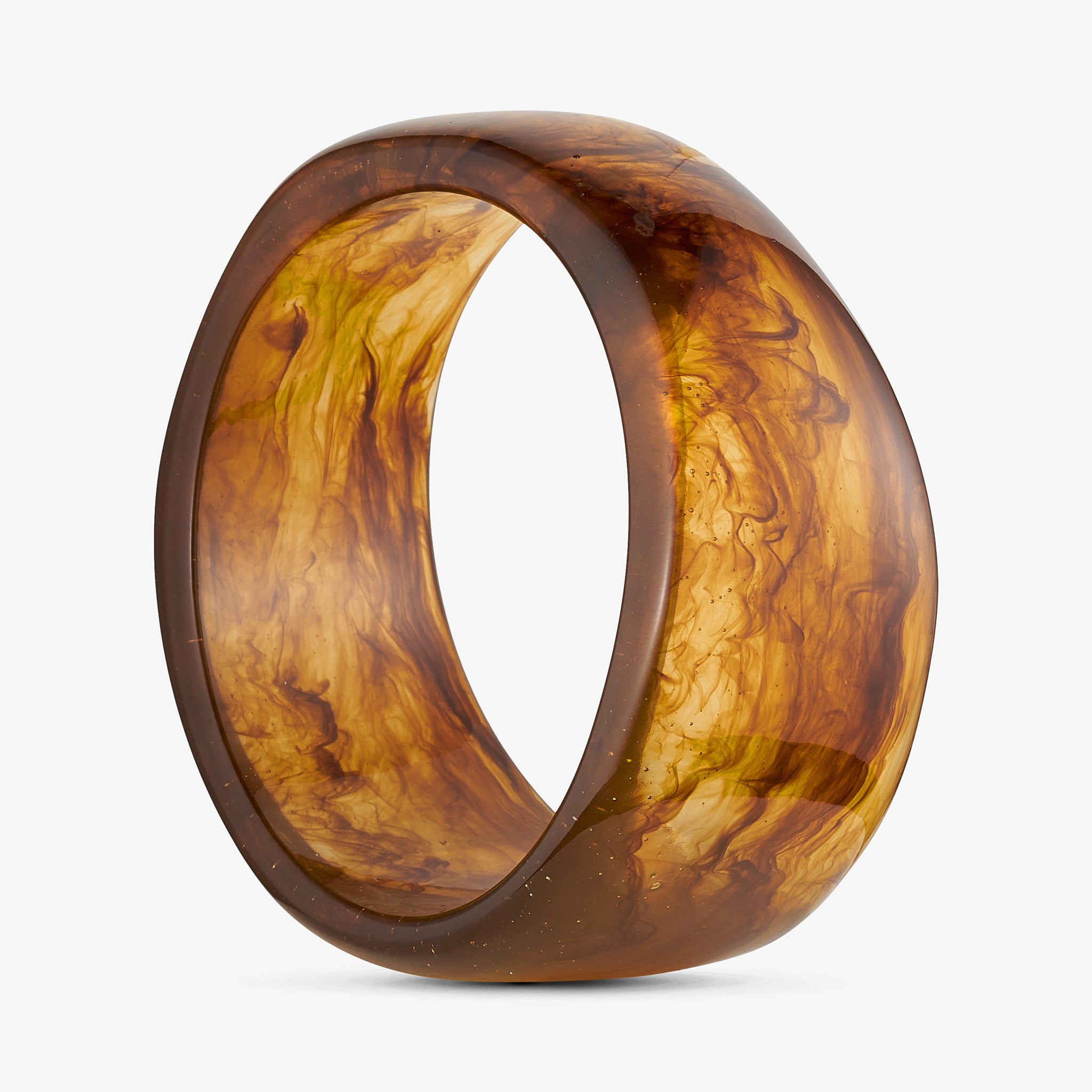 Wolff Jewelry Java Bangle Armbånd Burned Brown
