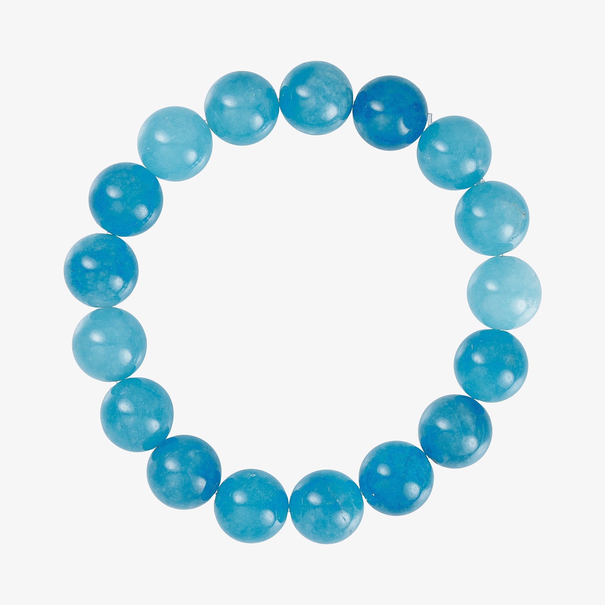 Wolff Jewelry Jusi Pearl Bracelet Armbånd Lyseblå