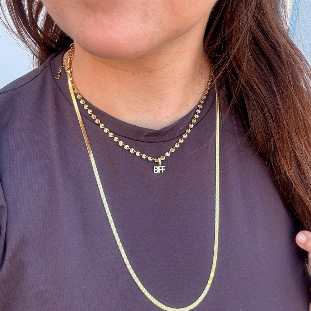 Wolff Jewelry Kleo Necklace Long 3mm Halskæder 18 karat guldbelagt