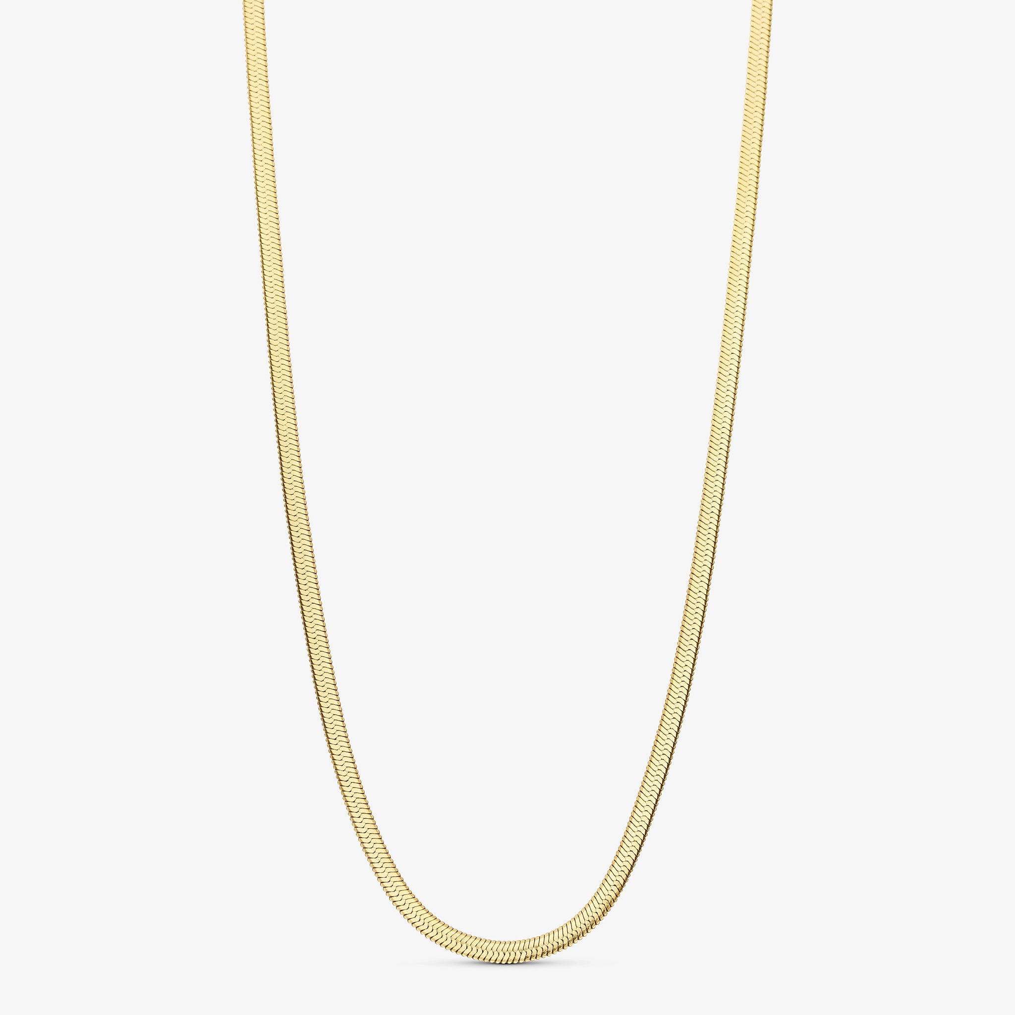 Wolff Jewelry Kleo Necklace Long 3mm Halskæder 18 karat guldbelagt