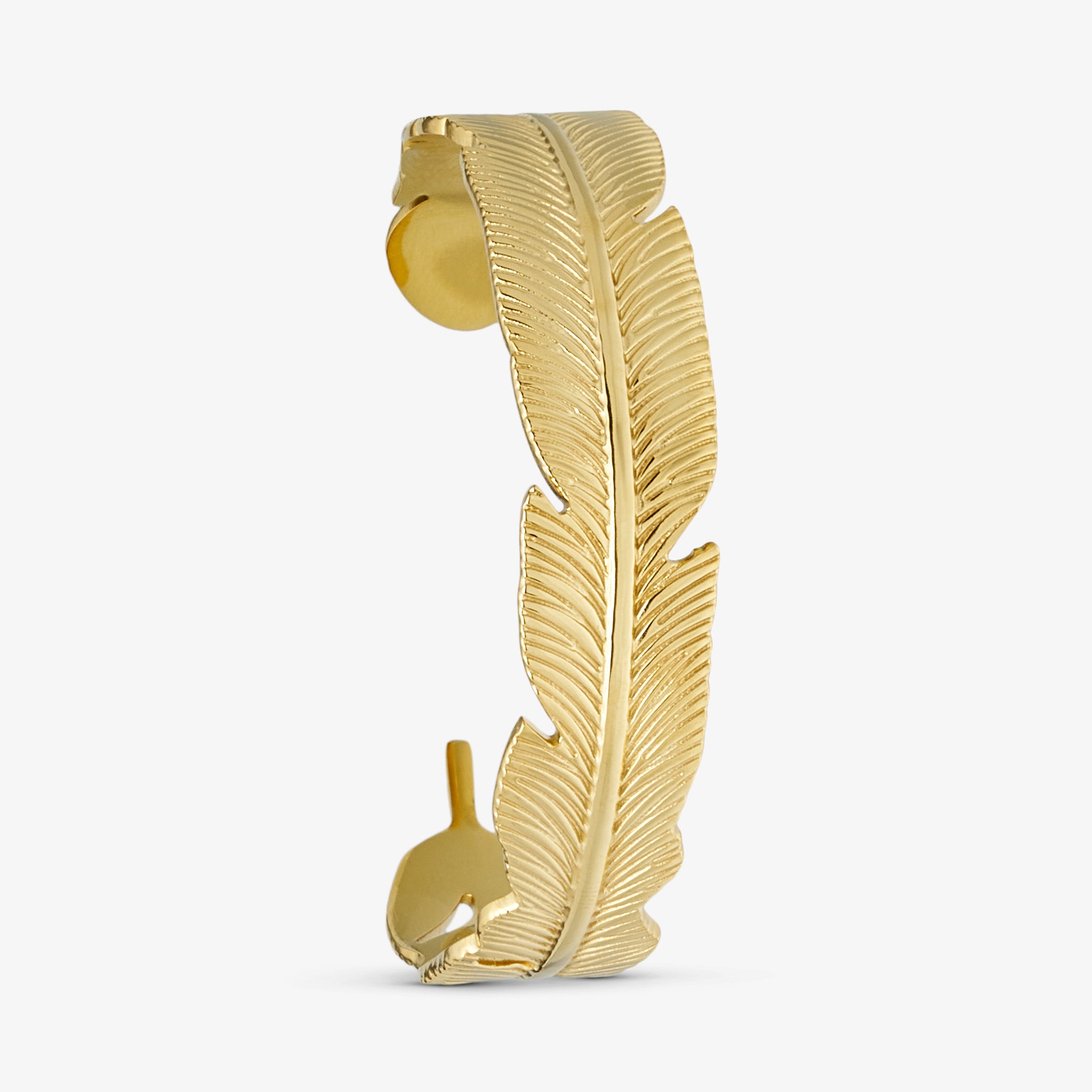 Wolff Jewelry Leafy Bangle Armbånd 18 karat guldbelagt