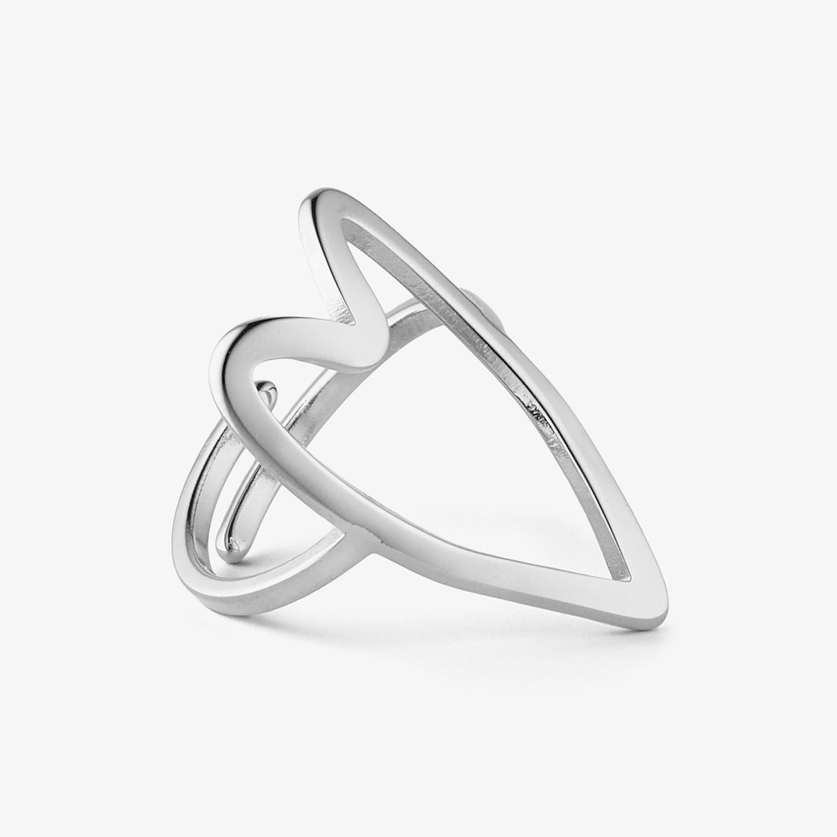 Wolff Jewelry Luna Big Ring Ringe Sølvfarvet