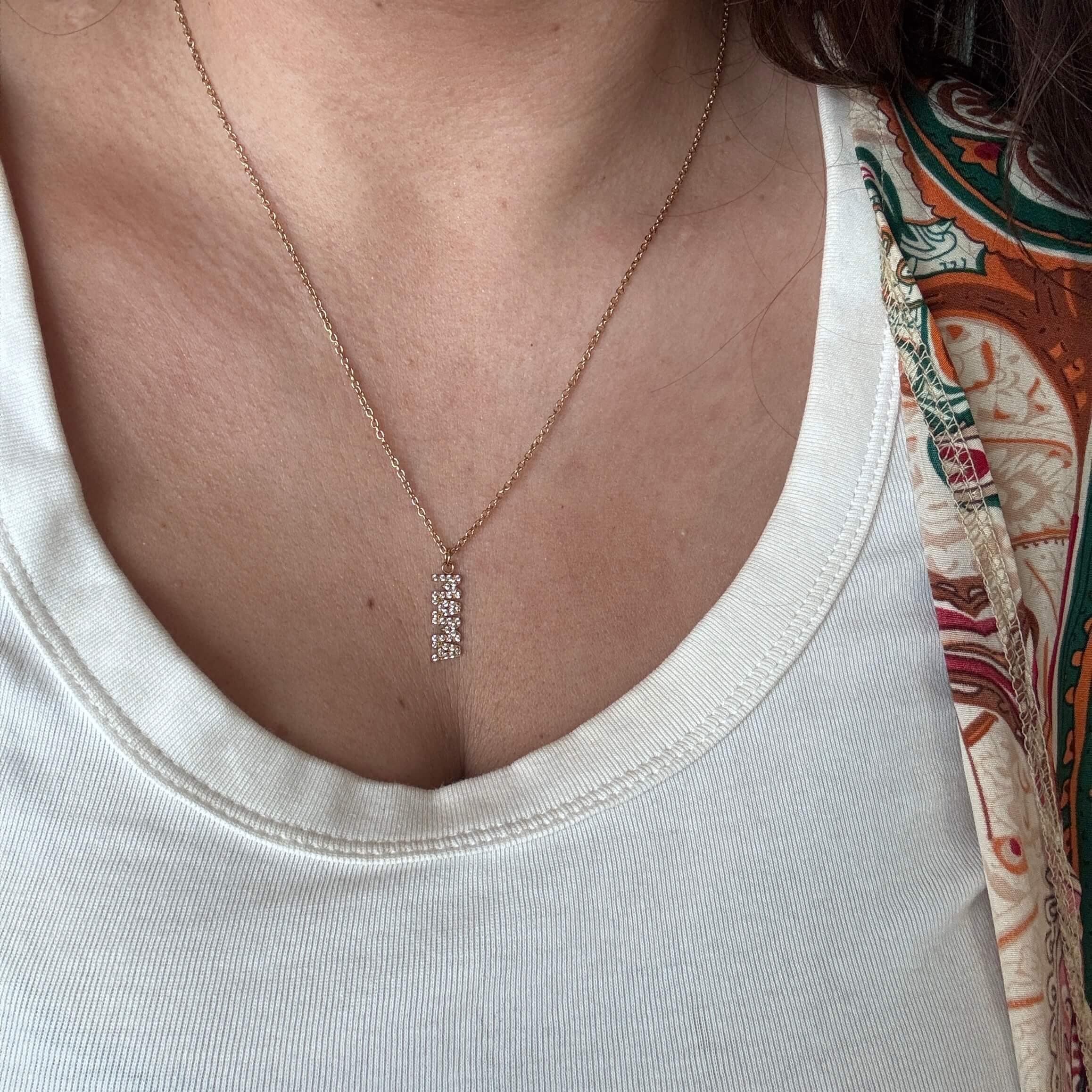 Wolff Jewelry MAMA Shine Necklace Halskæder 18 karat guldbelagt