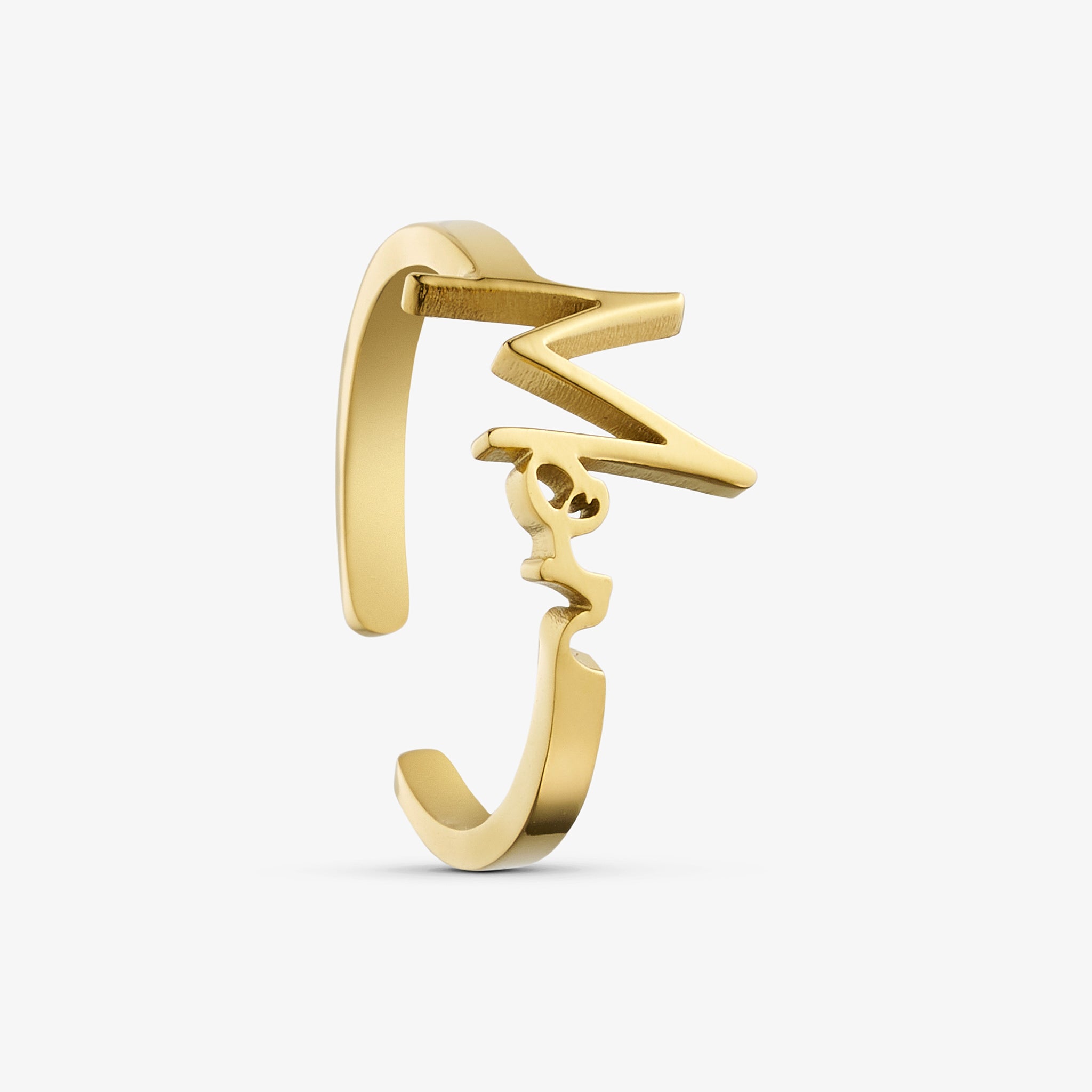 Wolff Jewelry MOR Signature Ring Ringe 18 karat guldbelagt