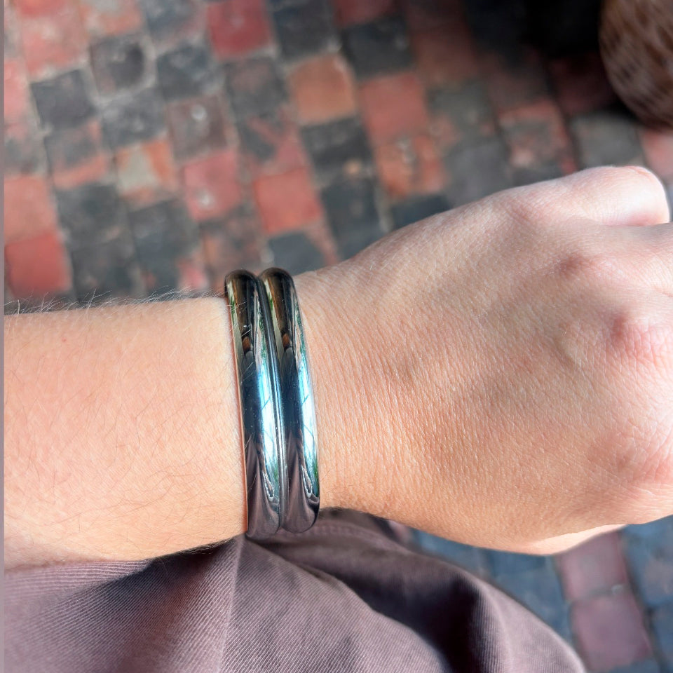 Wolff Jewelry Mindy Bangle Armbånd Sølvfarvet