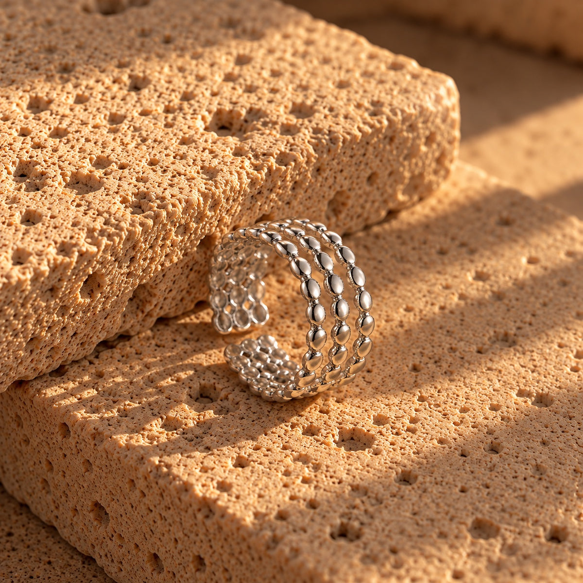 Wolff Jewelry Mini Boble Ring Ringe Sølvfarvet