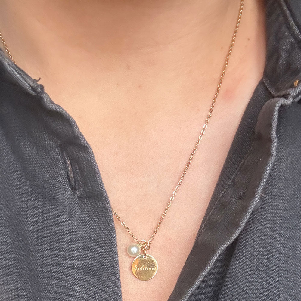 Wolff Jewelry Pearl Necklace - BEDSTEMOR Halskæder 18 karat guldbelagt