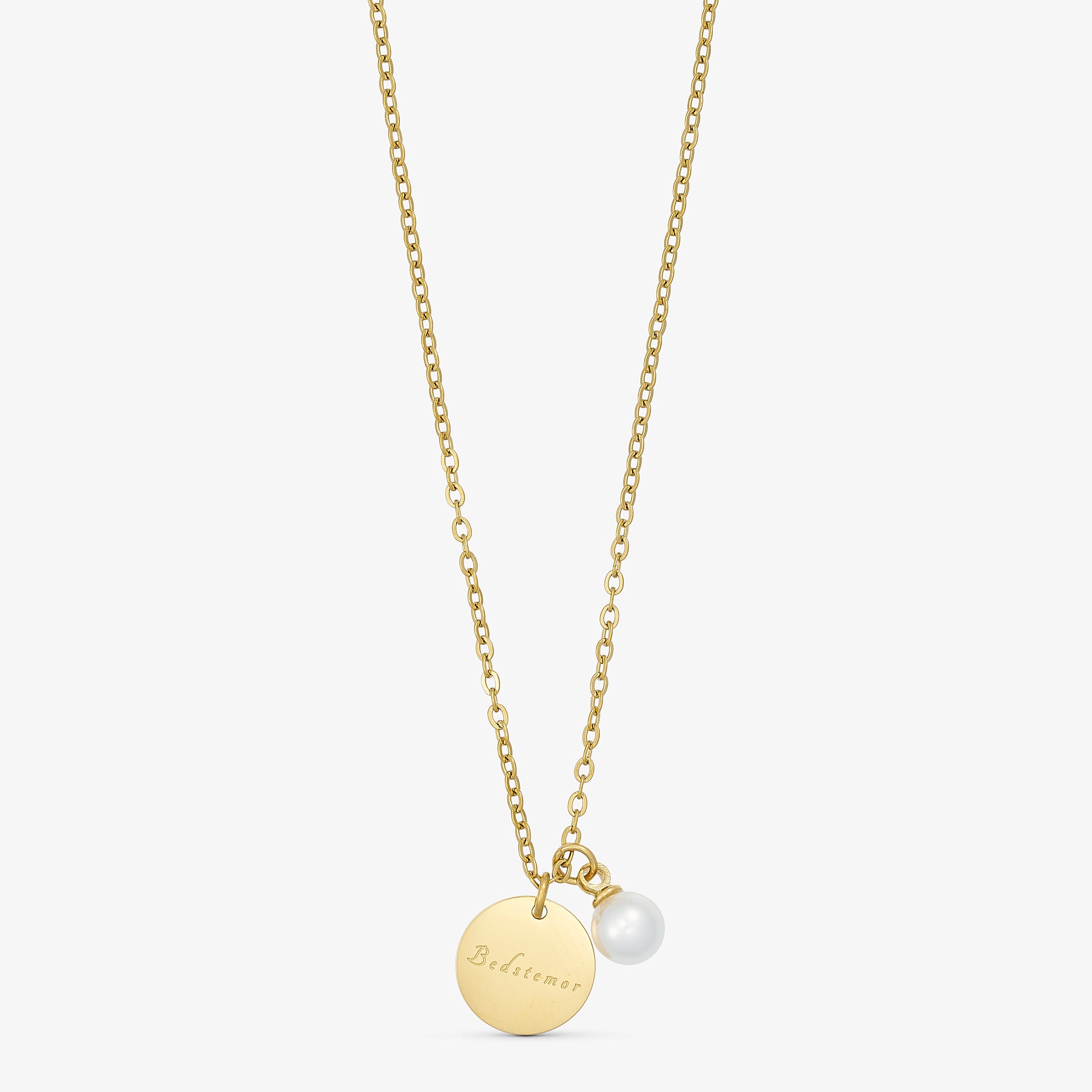 Wolff Jewelry Pearl Necklace - BEDSTEMOR Halskæder 18 karat guldbelagt