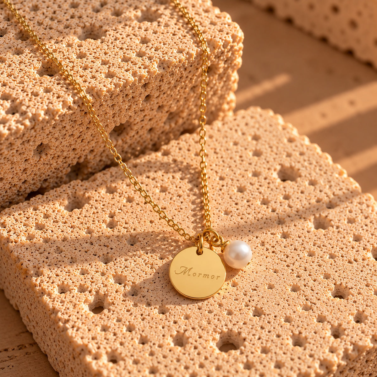 Wolff Jewelry Pearl Necklace - MORMOR Halskæder 18 karat guldbelagt