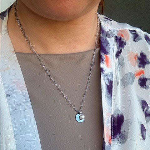 Wolff Jewelry Pearl Necklace - MORMOR Halskæder Sølvfarvet