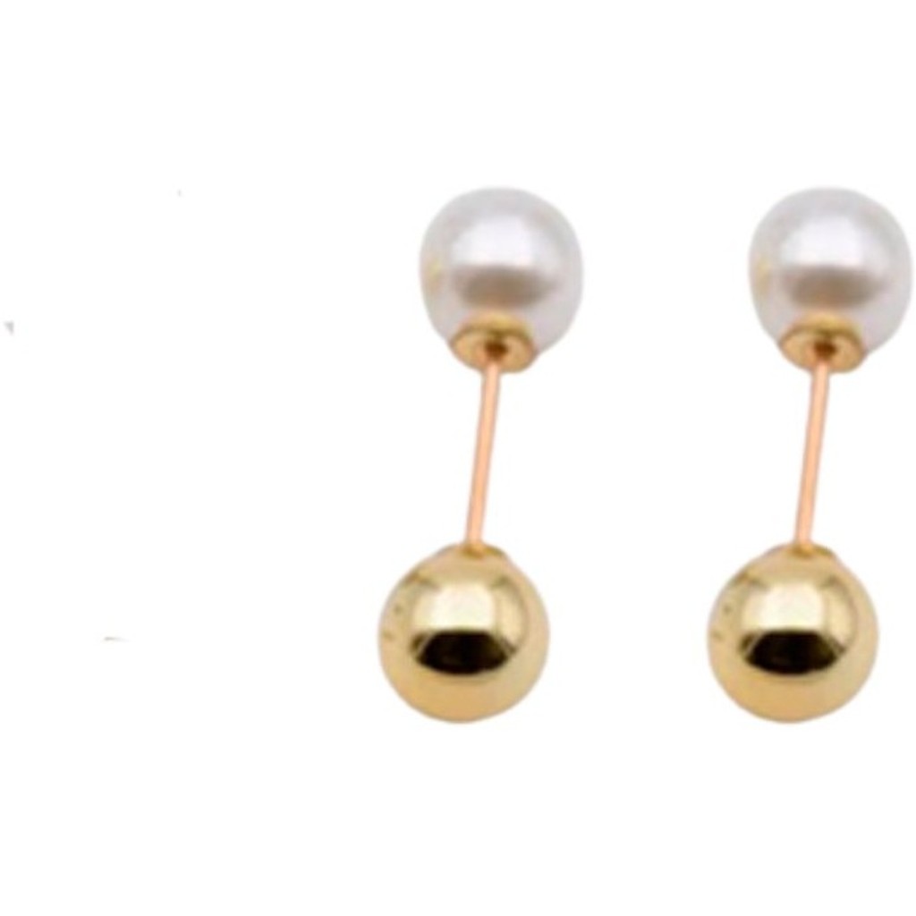 Wolff Jewelry Pin - gold-white peal Tilbehør Gold Plated