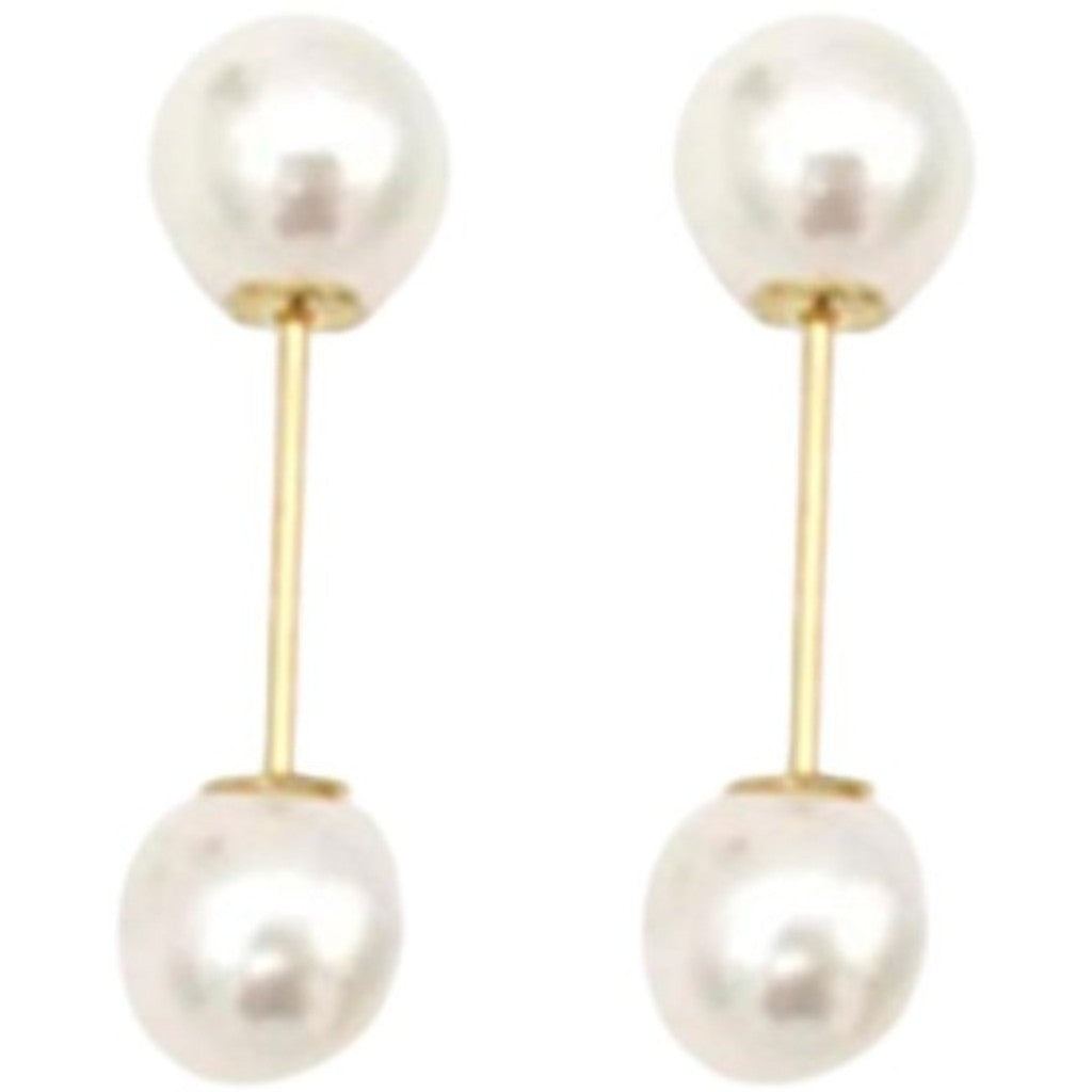 Wolff Jewelry Pin - straight- white pearl Tilbehør Gold Plated