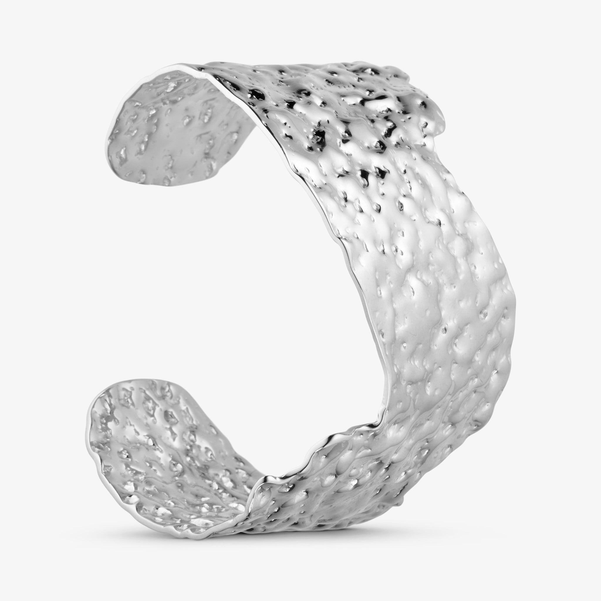 Wolff Jewelry Rustic Big Bangle Armbånd Sølvfarvet