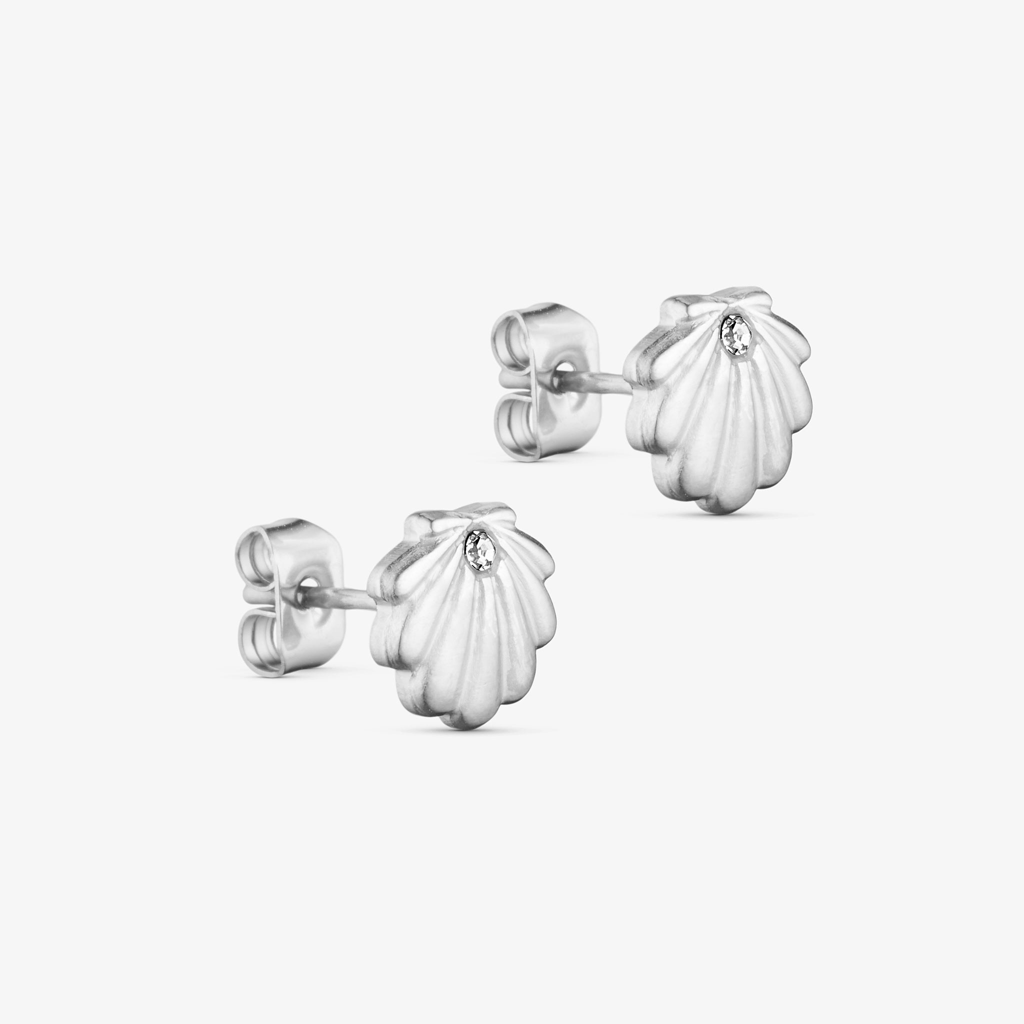 Wolff Jewelry Shelli Earstud Øreringe Sølvfarvet