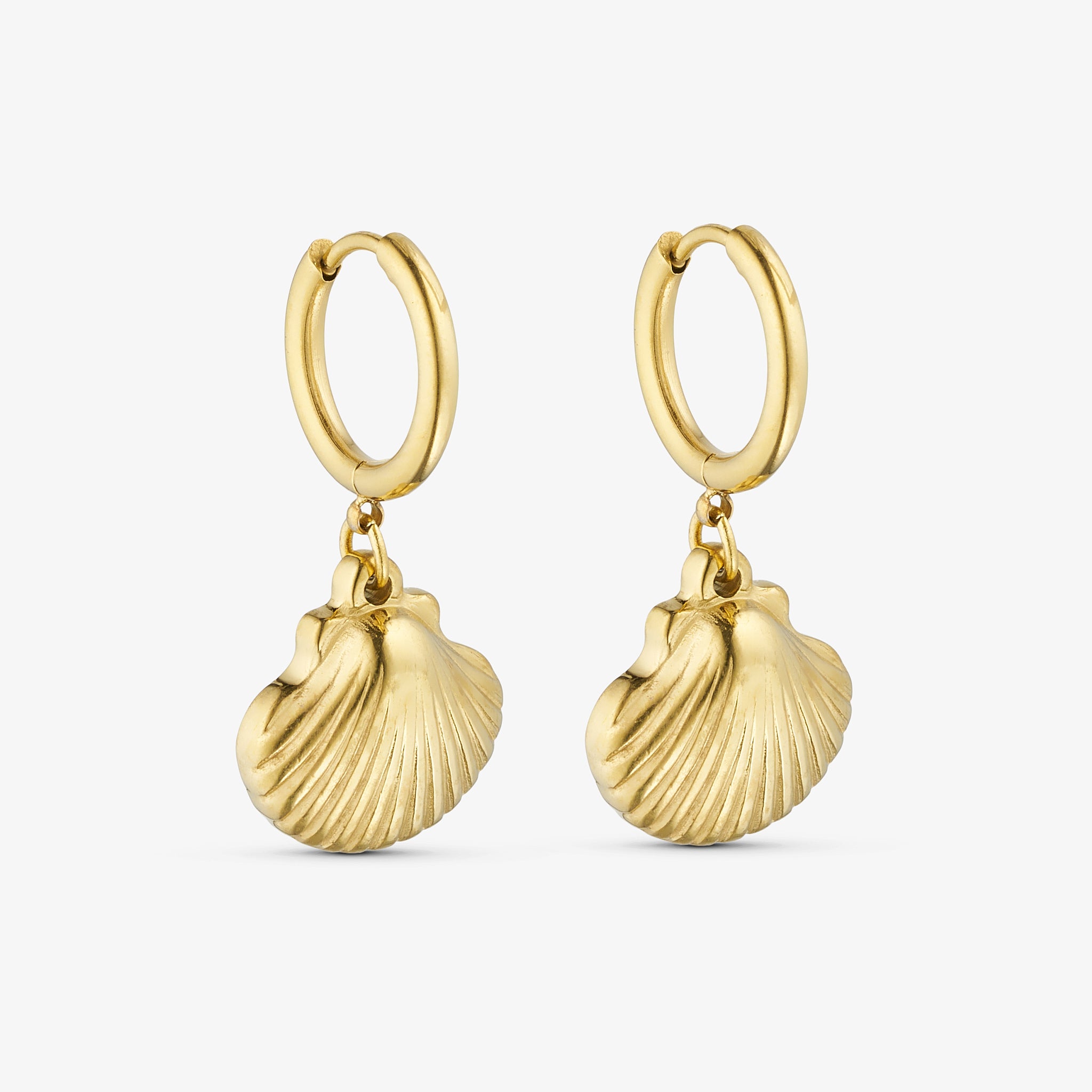 Wolff Jewelry Shelli Hoops Øreringe 18 karat guldbelagt