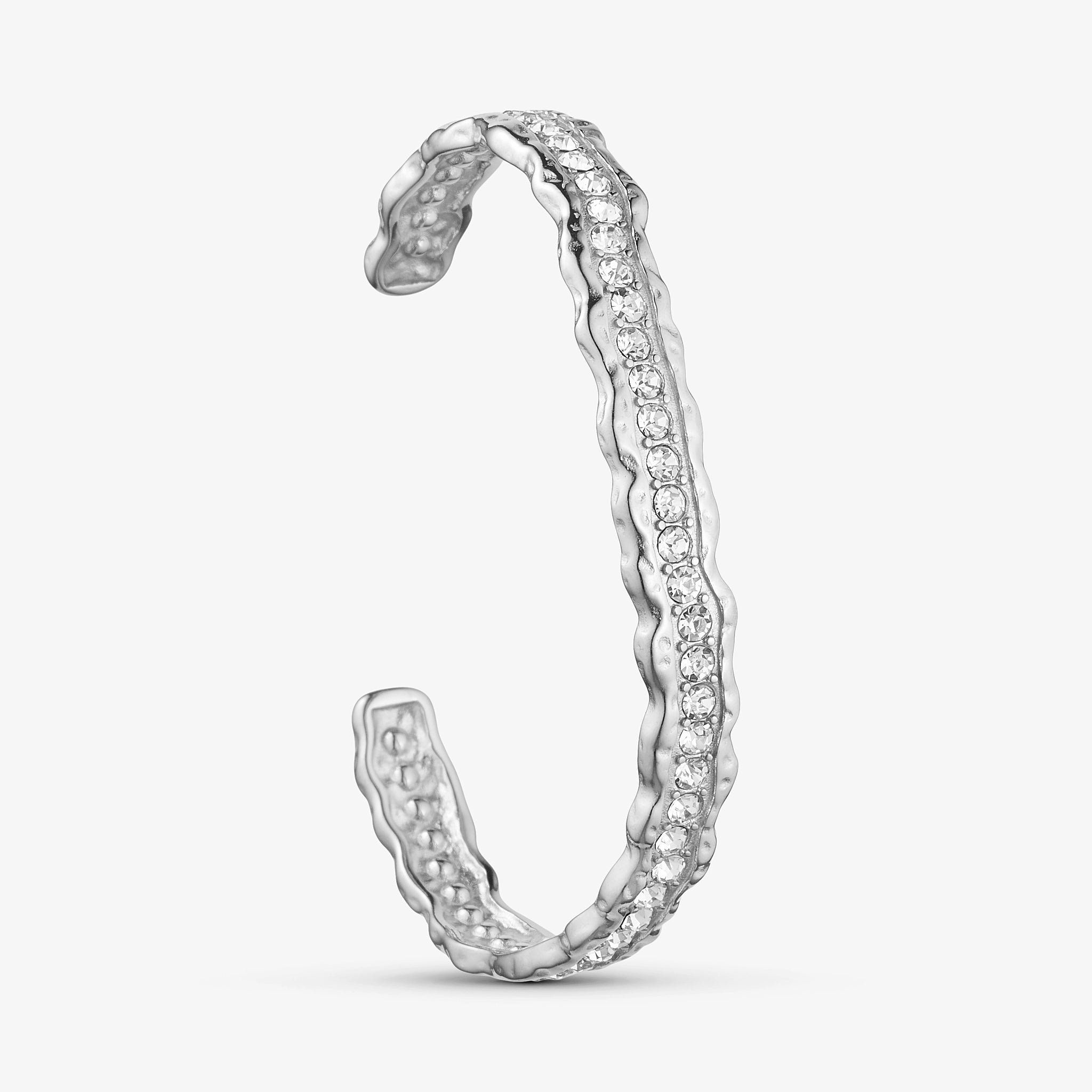 Wolff Jewelry Shine Bangle Armbånd Sølvfarvet