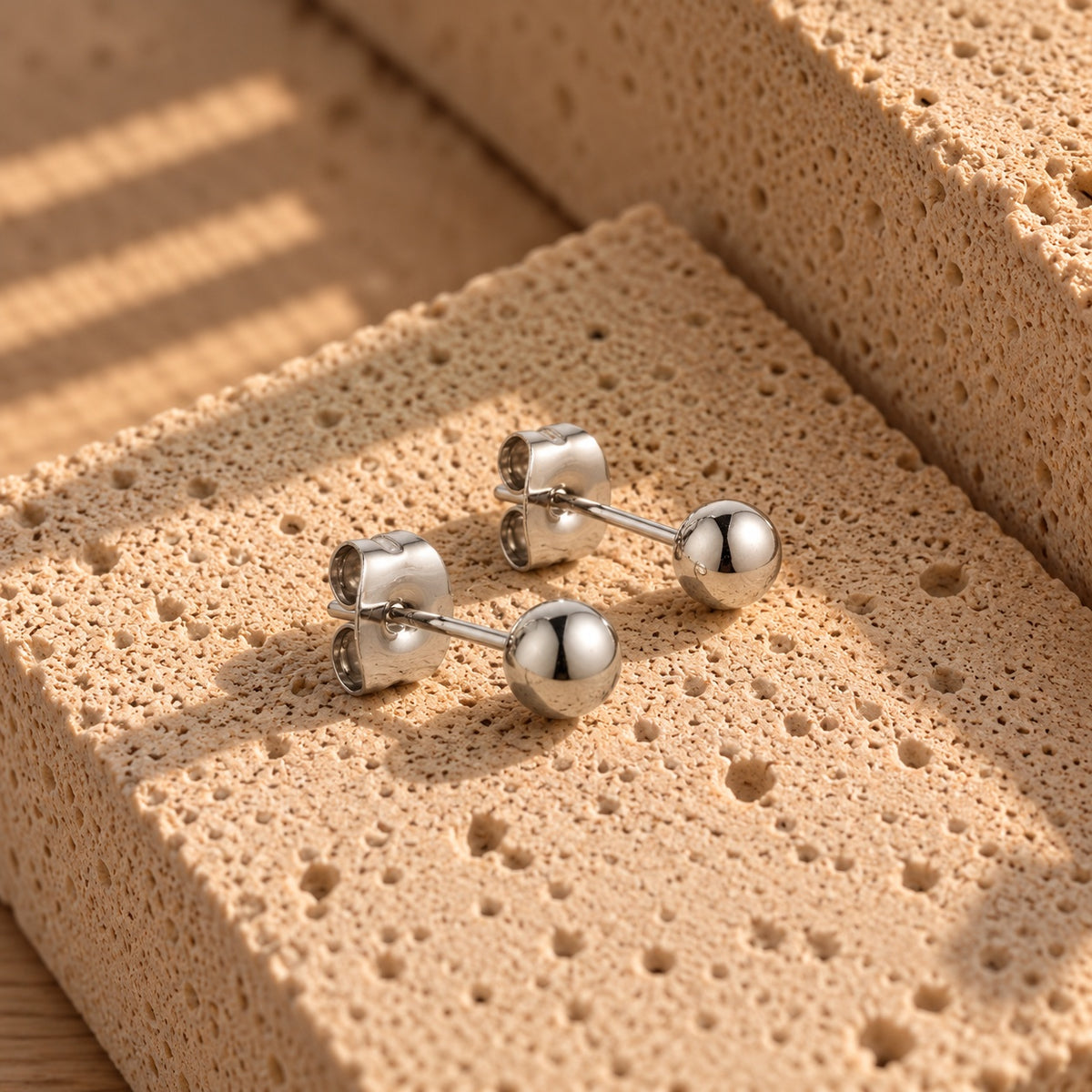 Wolff Jewelry Single Boble Earring Øreringe Sølvfarvet