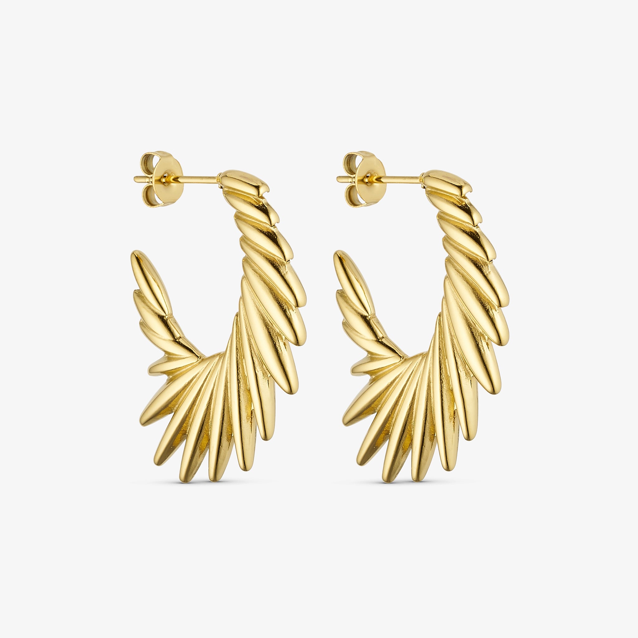 Wolff Jewelry Sunlight Earring Øreringe 18 karat guldbelagt