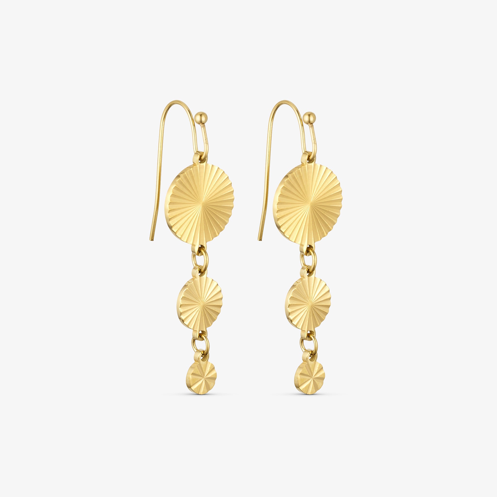 Wolff Jewelry Sunny Earring Øreringe 18 karat guldbelagt