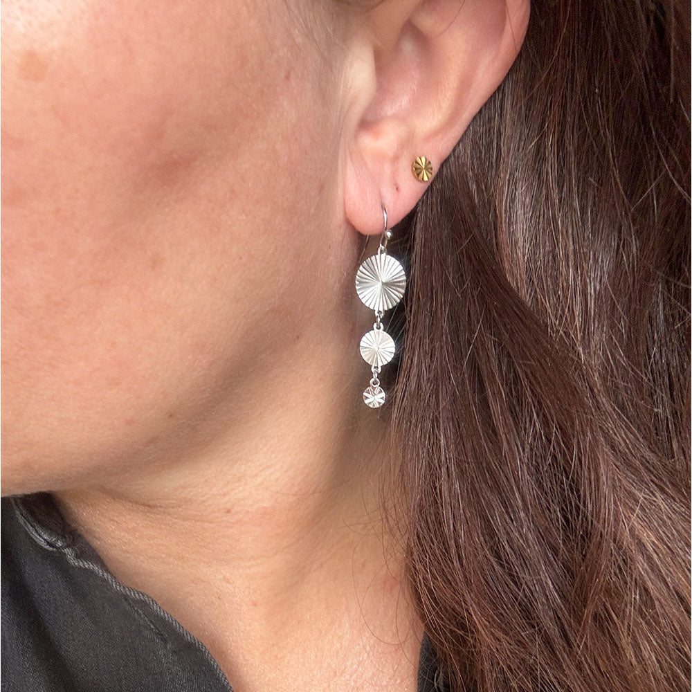 Wolff Jewelry Sunny Earring Øreringe Sølvfarvet