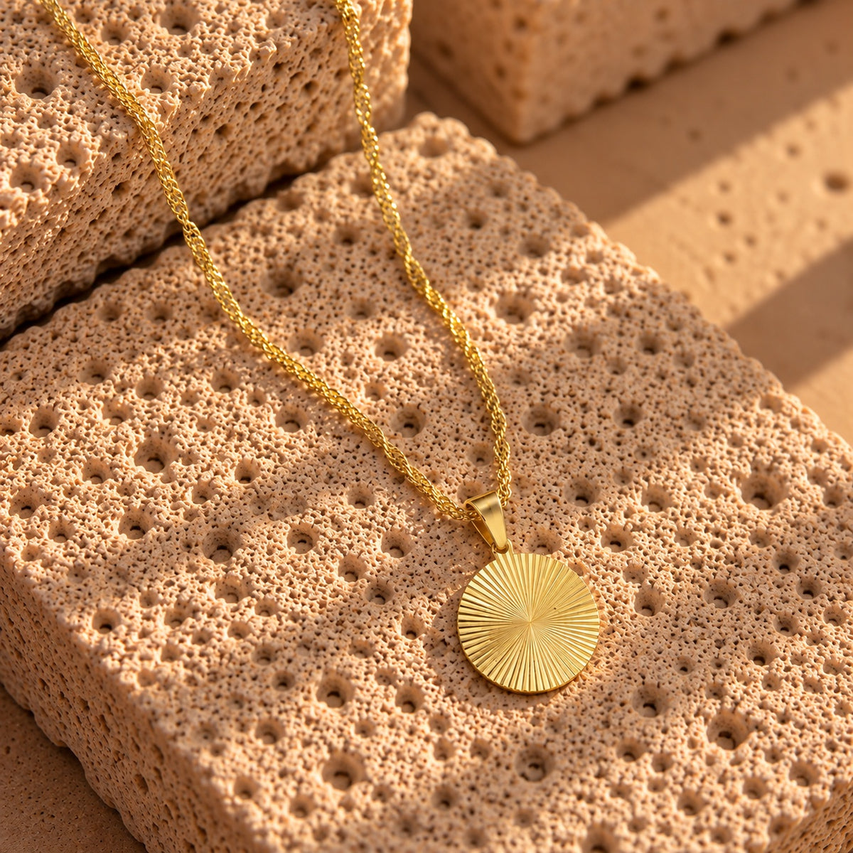 Wolff Jewelry Sunny Necklace Halskæder 18 karat guldbelagt