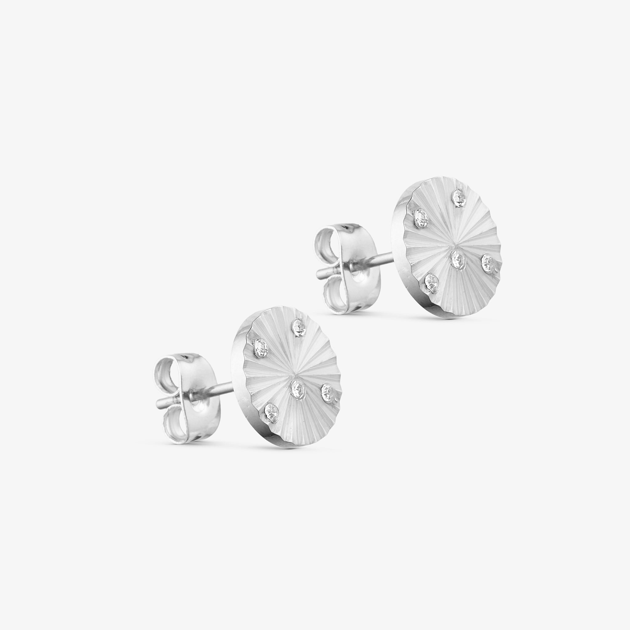 Wolff Jewelry Sunny Shine Earring Øreringe Sølvfarvet