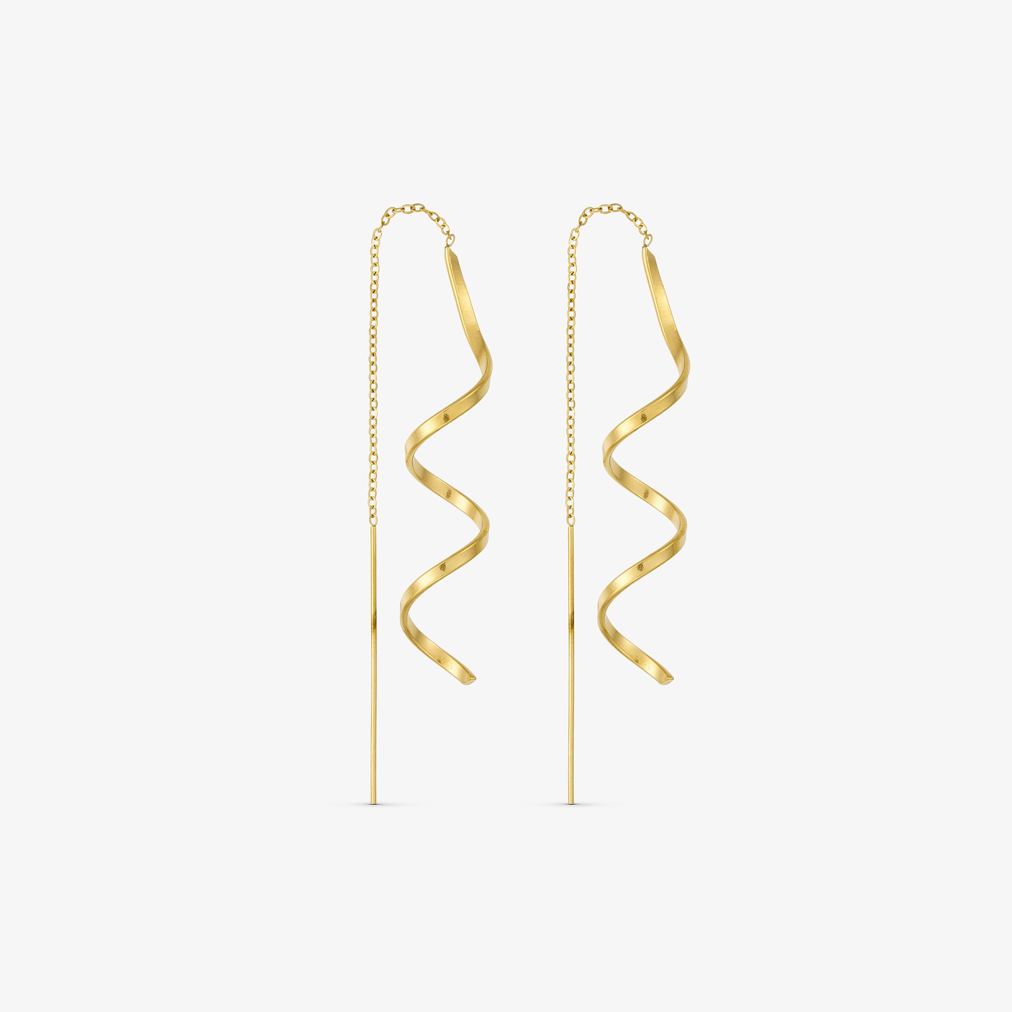 Wolff Jewelry Twist Earrings Øreringe 18 karat guldbelagt