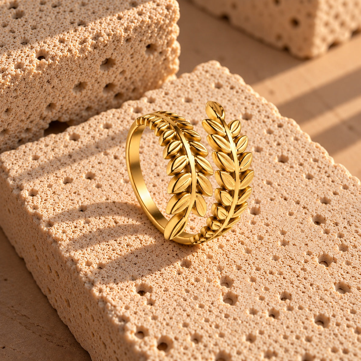 Wolff Jewelry Vanza Ring Ringe 18 karat guldbelagt