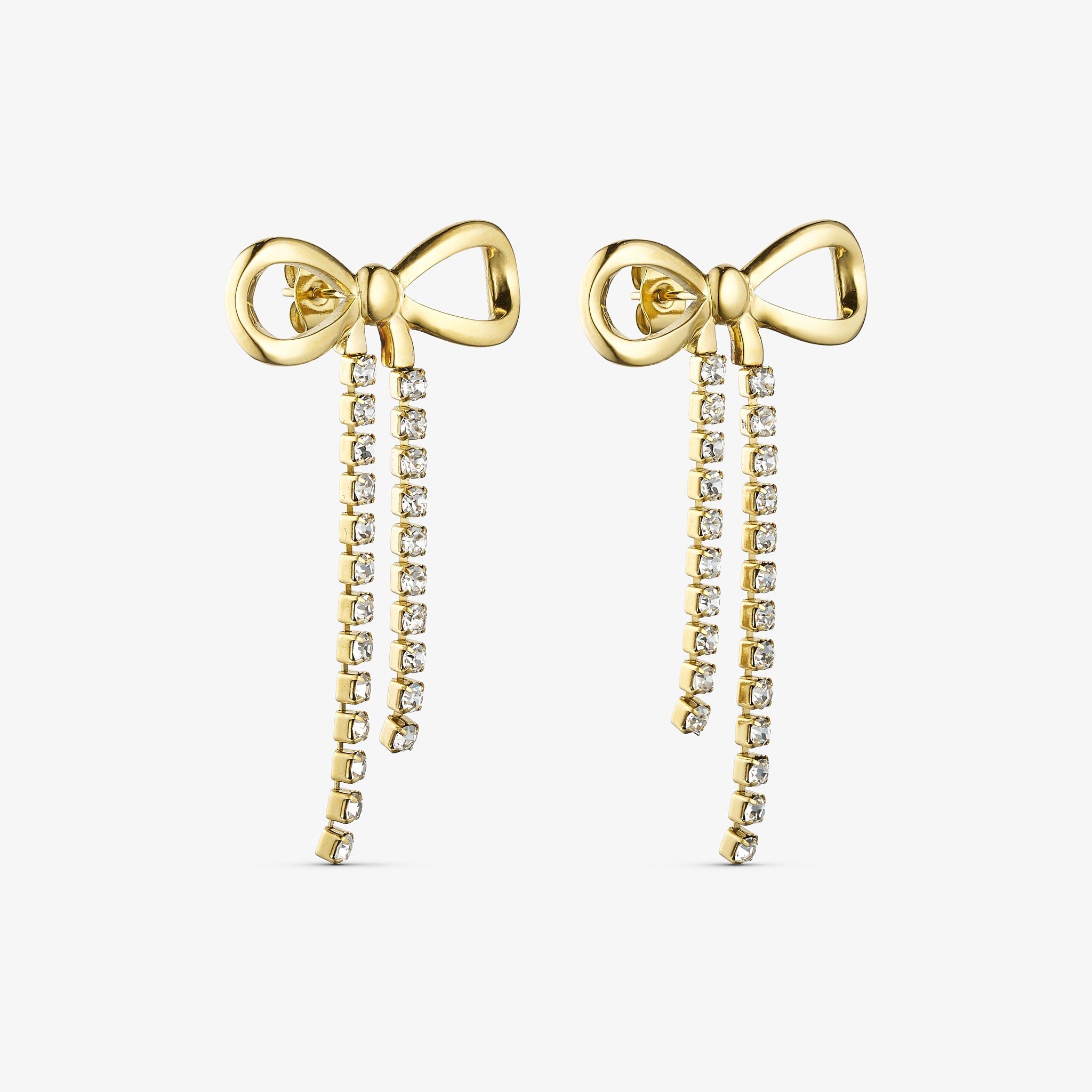 Wolff Jewelry Wonder Bow Earring Øreringe 18 karat guldbelagt