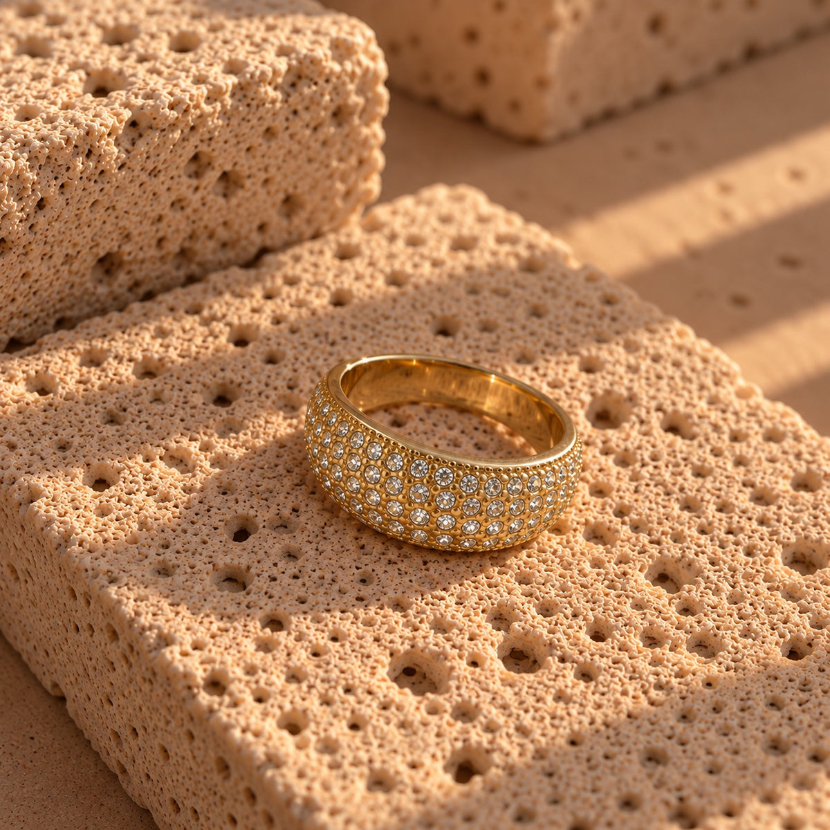 Wolff Jewelry Ziko Ring Ringe 18 karat guldbelagt