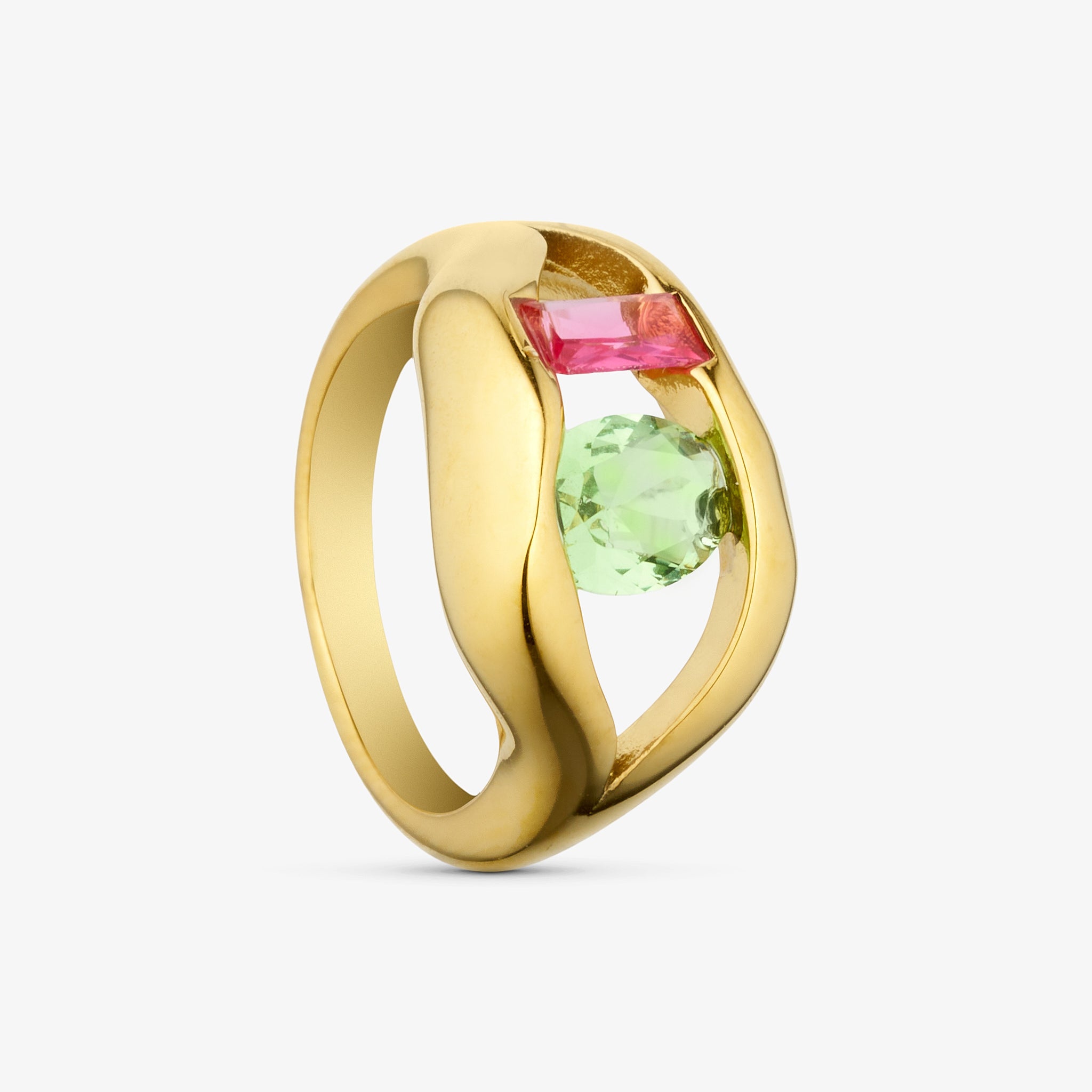 Wolff Jewelry Bali Ring Ringe 18 karat guldbelagt