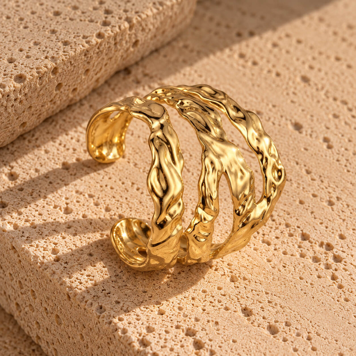 Wolff Jewelry Bastic Bangle Armbånd 18 karat guldbelagt