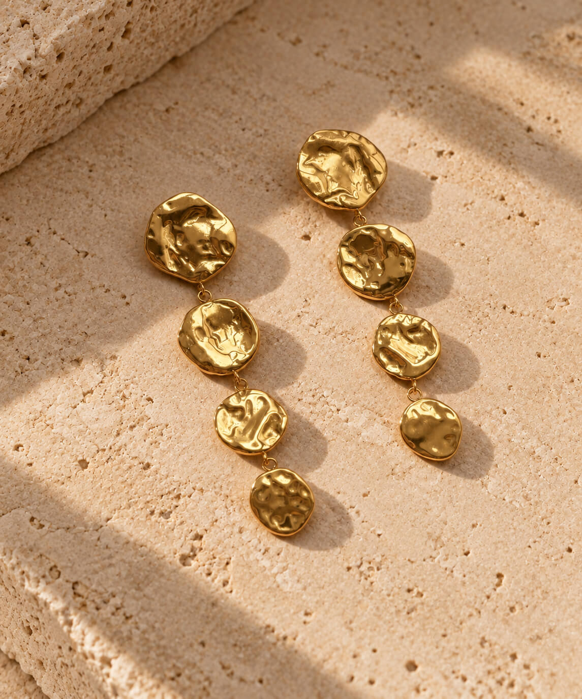 Wolff Jewelry Bastic Earrings Øreringe 18 karat guldbelagt