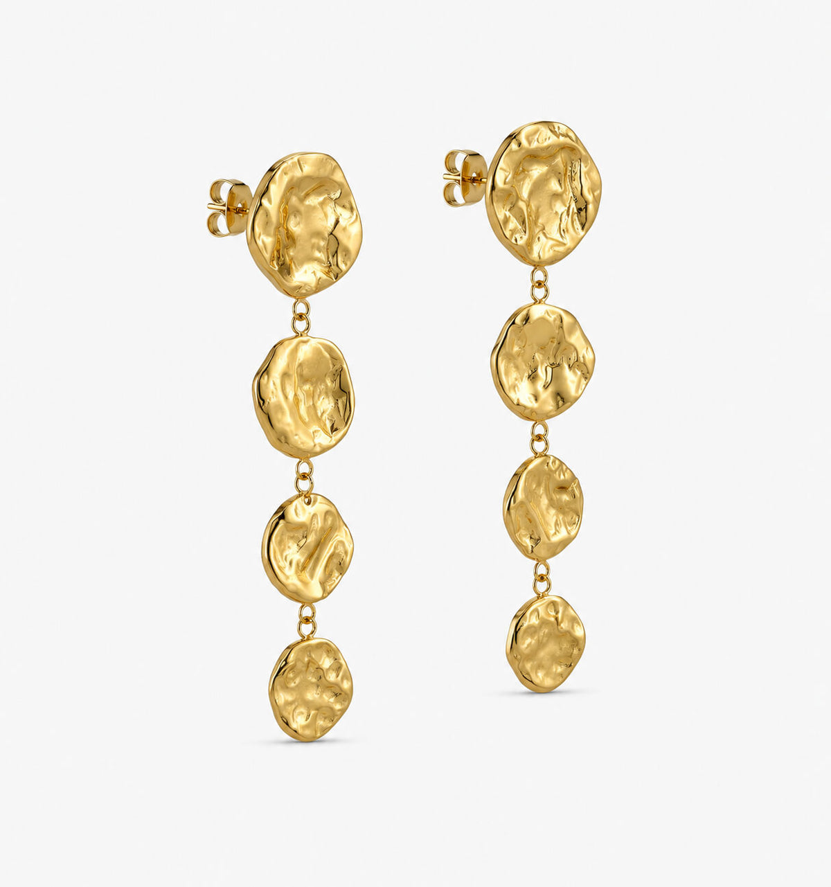 Wolff Jewelry Bastic Earrings Øreringe 18 karat guldbelagt