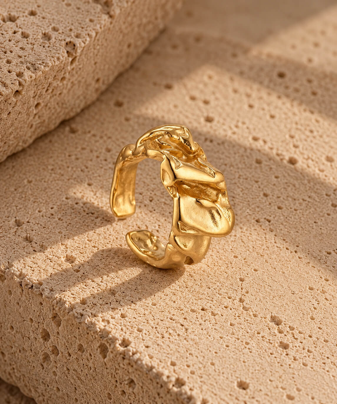 Wolff Jewelry Bastic Ring Ringe 18 karat guldbelagt